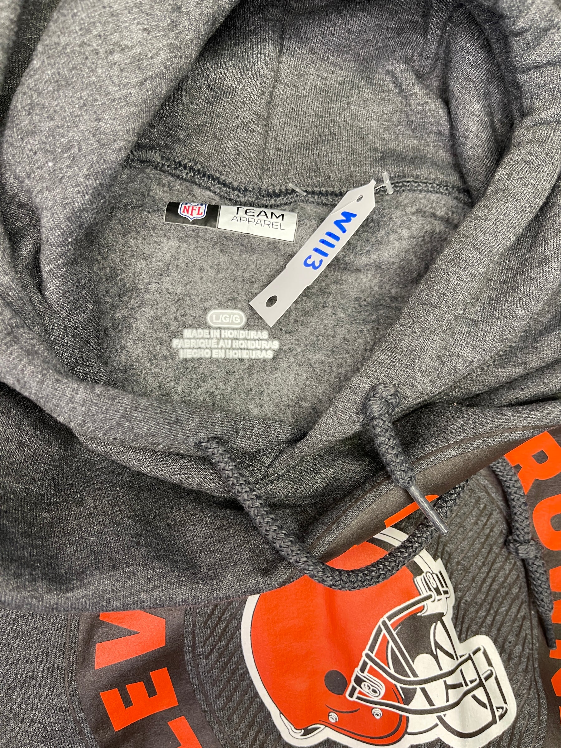 NFL Cleveland Browns Pullover Hoodie Men's Large