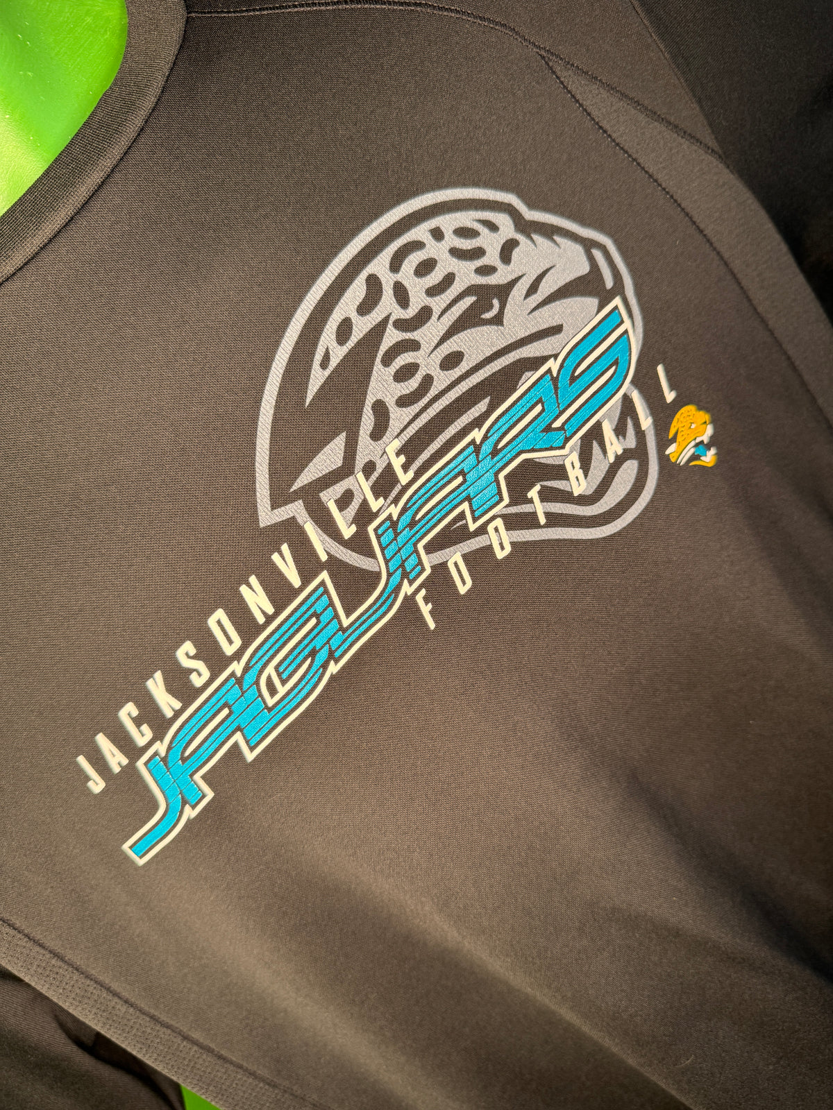 NFL Jacksonville Jaguars Black Throwback T-Shirt Men's X-Large