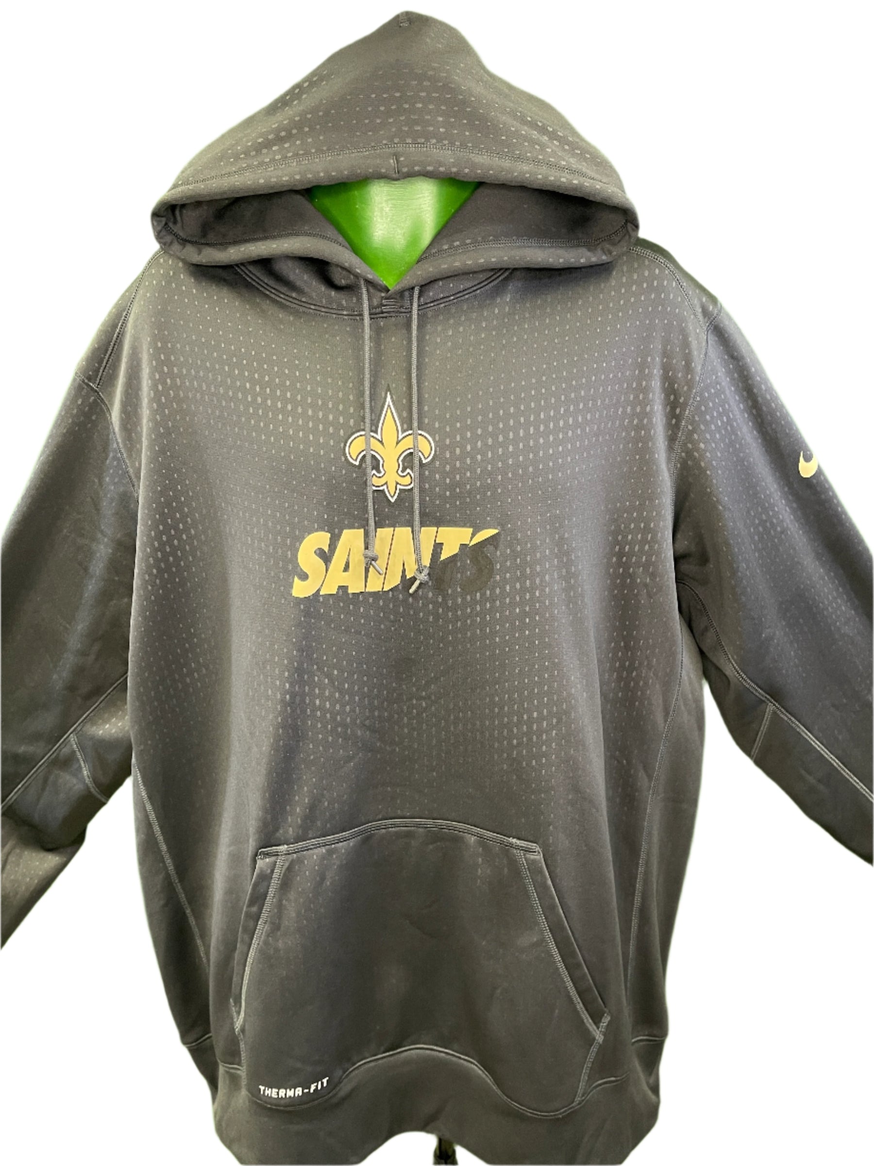 NFL New Orleans Saints Therma-Fit Hoodie Men's 2X-Large