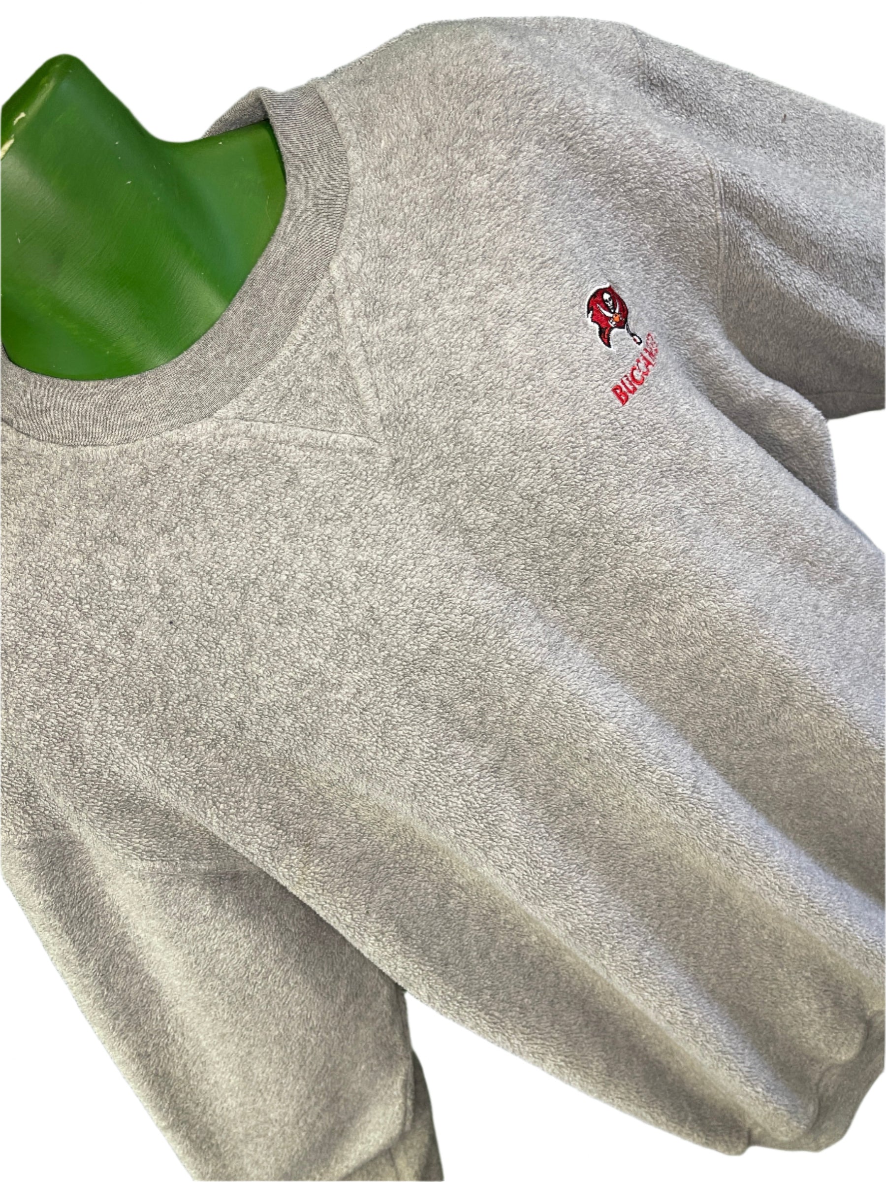 NFL Tampa Bay Buccaneers Grey Pullover Sweatshirt Men's Large