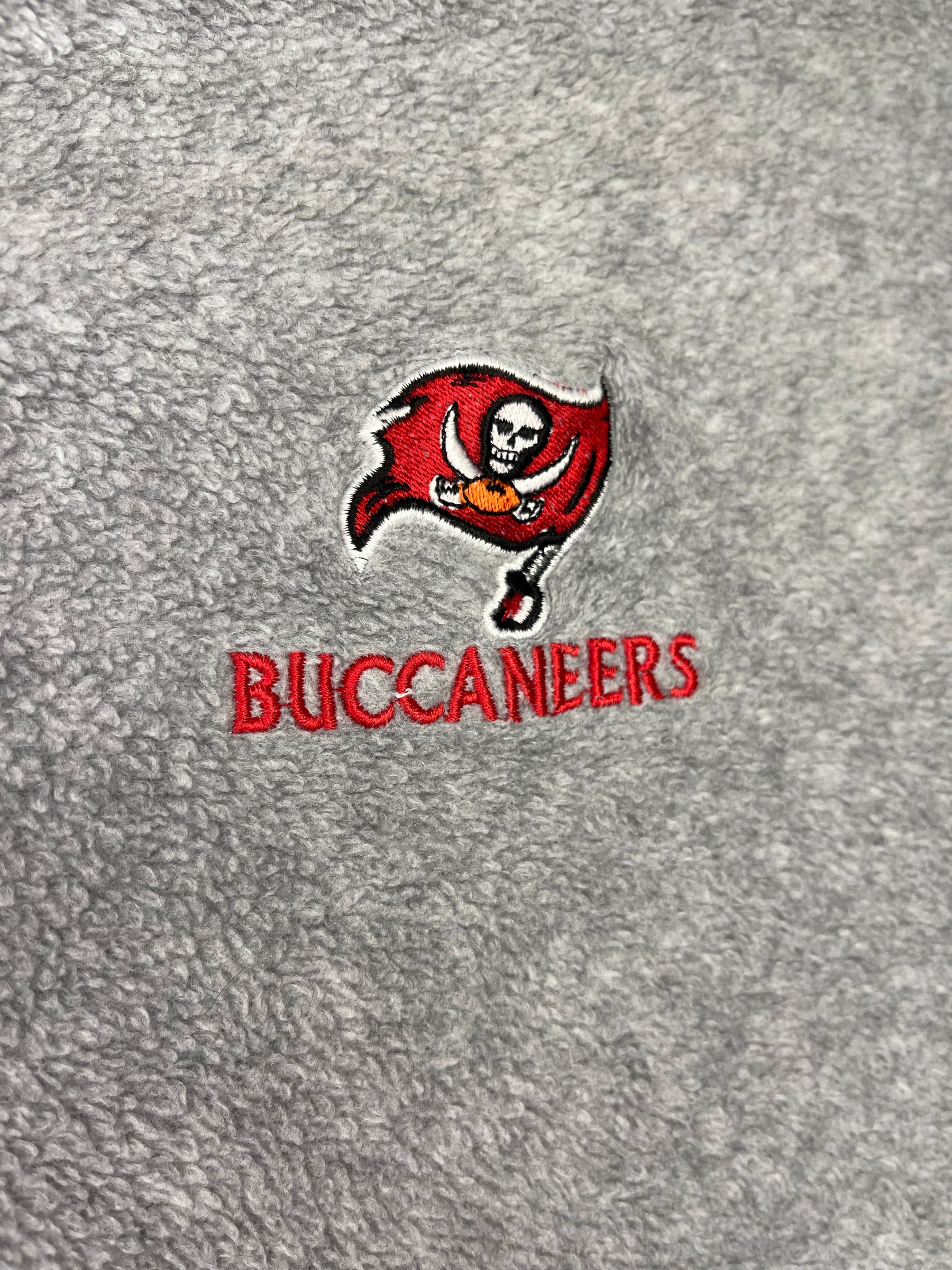 NFL Tampa Bay Buccaneers Grey Pullover Sweatshirt Men's Large