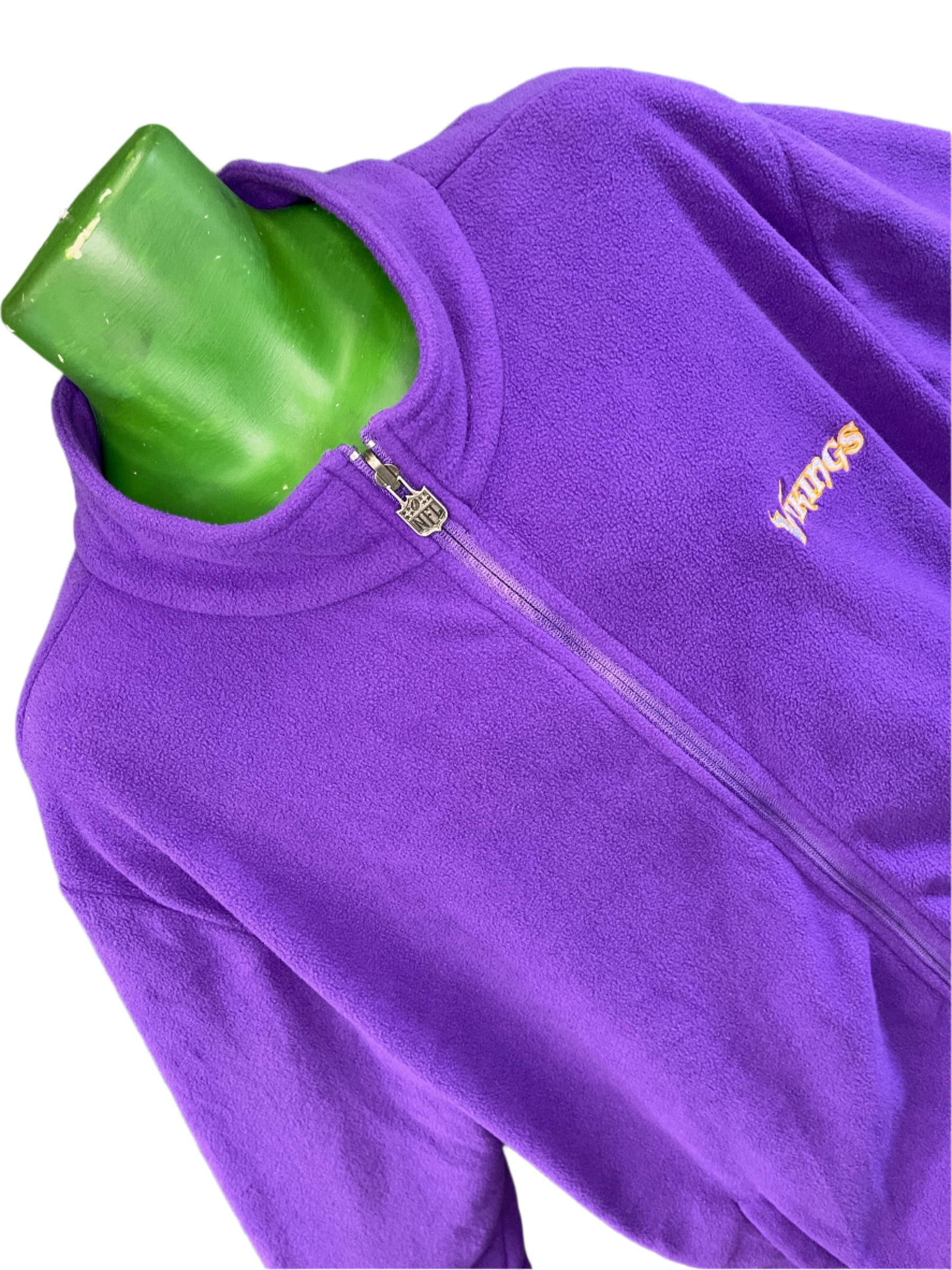 NFL Minnesota Vikings Purple Full-Zip Sweatshirt Men's X-Large
