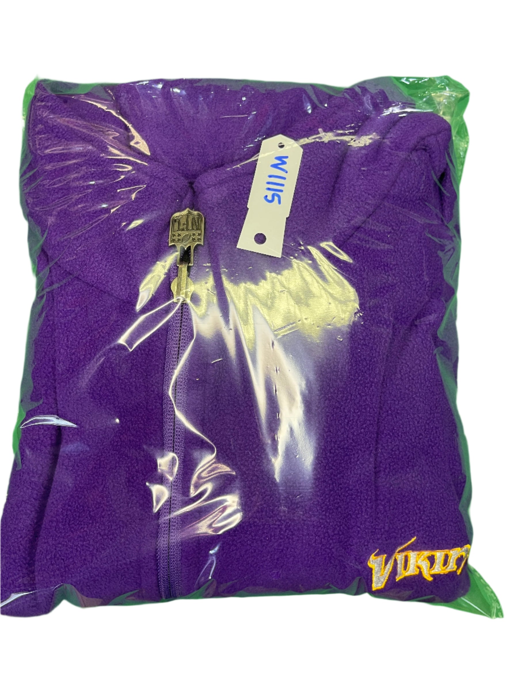 NFL Minnesota Vikings Purple Full-Zip Sweatshirt Men's X-Large