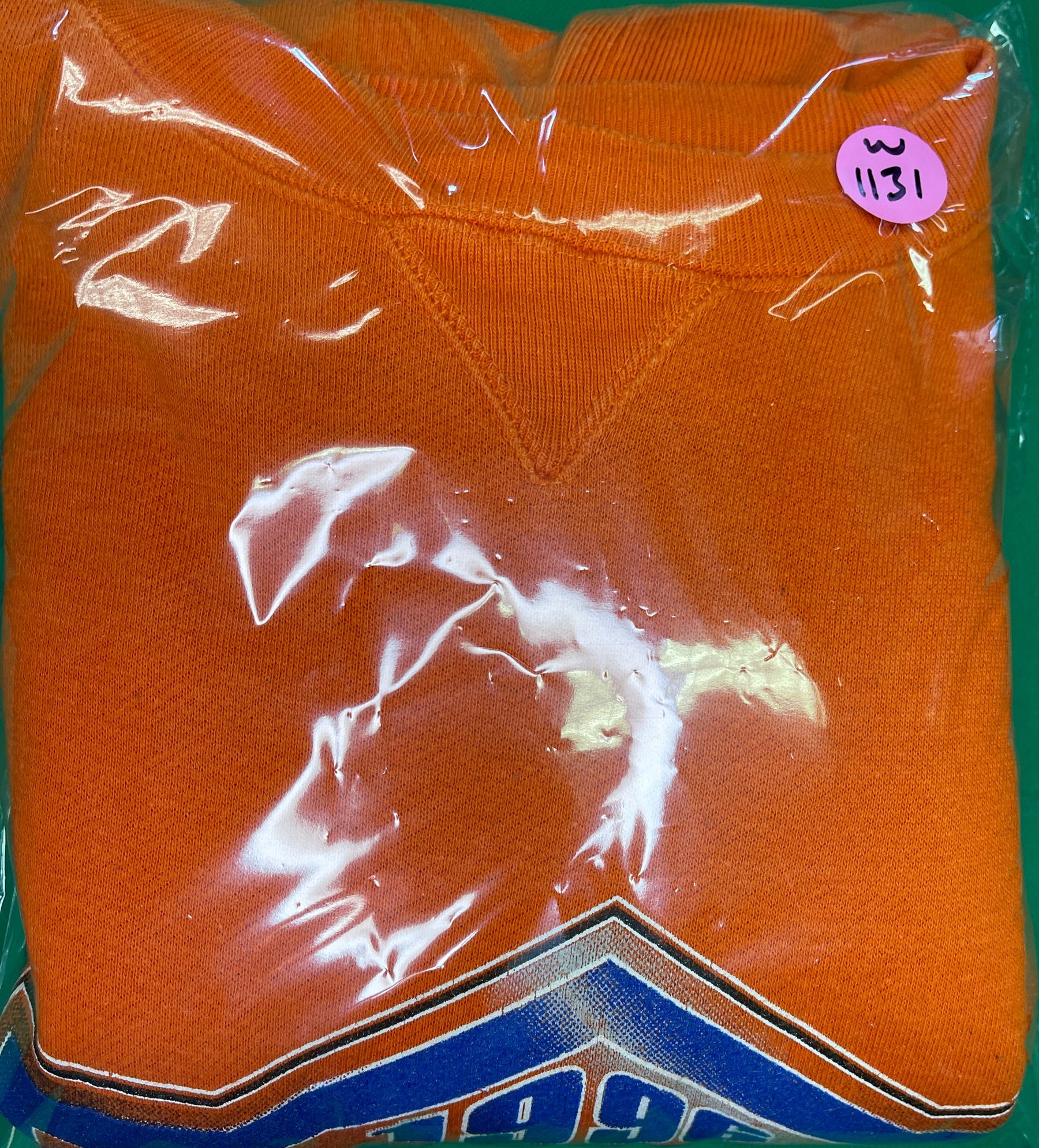 NFL Denver Broncos Vintage 1996 AFC West Champions Orange Sweatshirt Men's X-Large