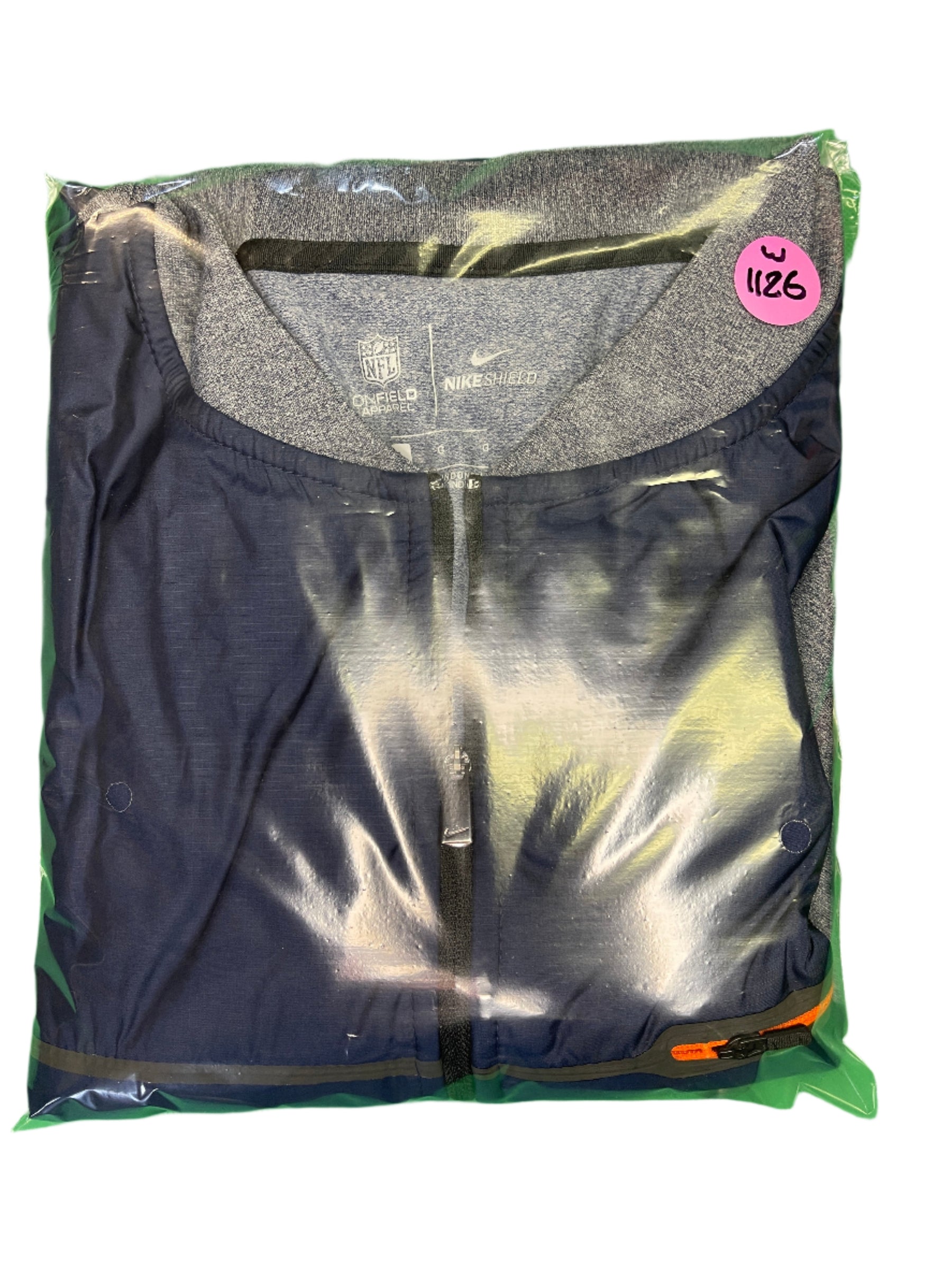NFL Denver Broncos Full Zip Light Jacket Windbreaker Men's Large