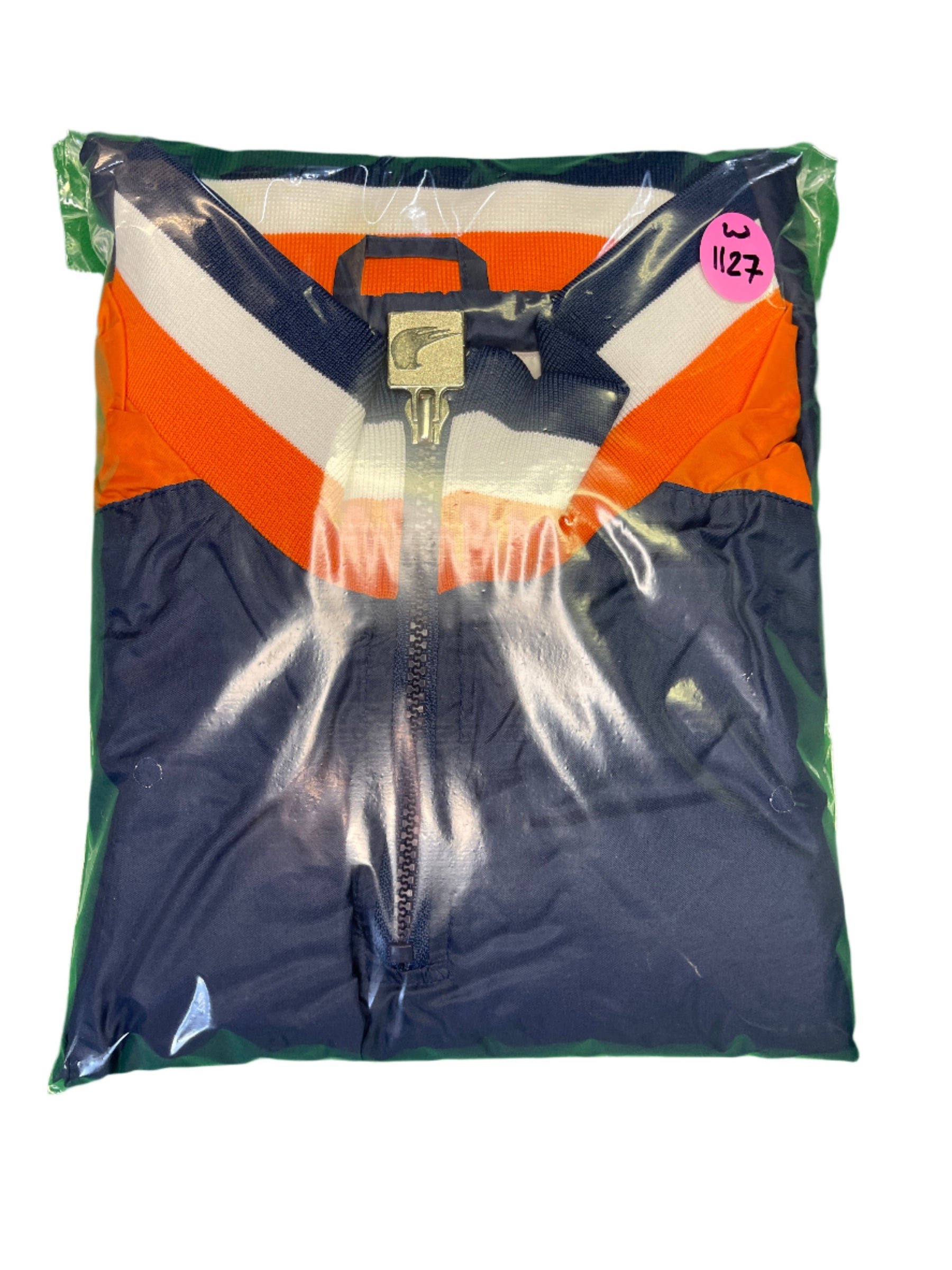 NFL Denver Broncos Vintage Chalk Line 1/4 Zip Pullover Windbreaker Men's Large