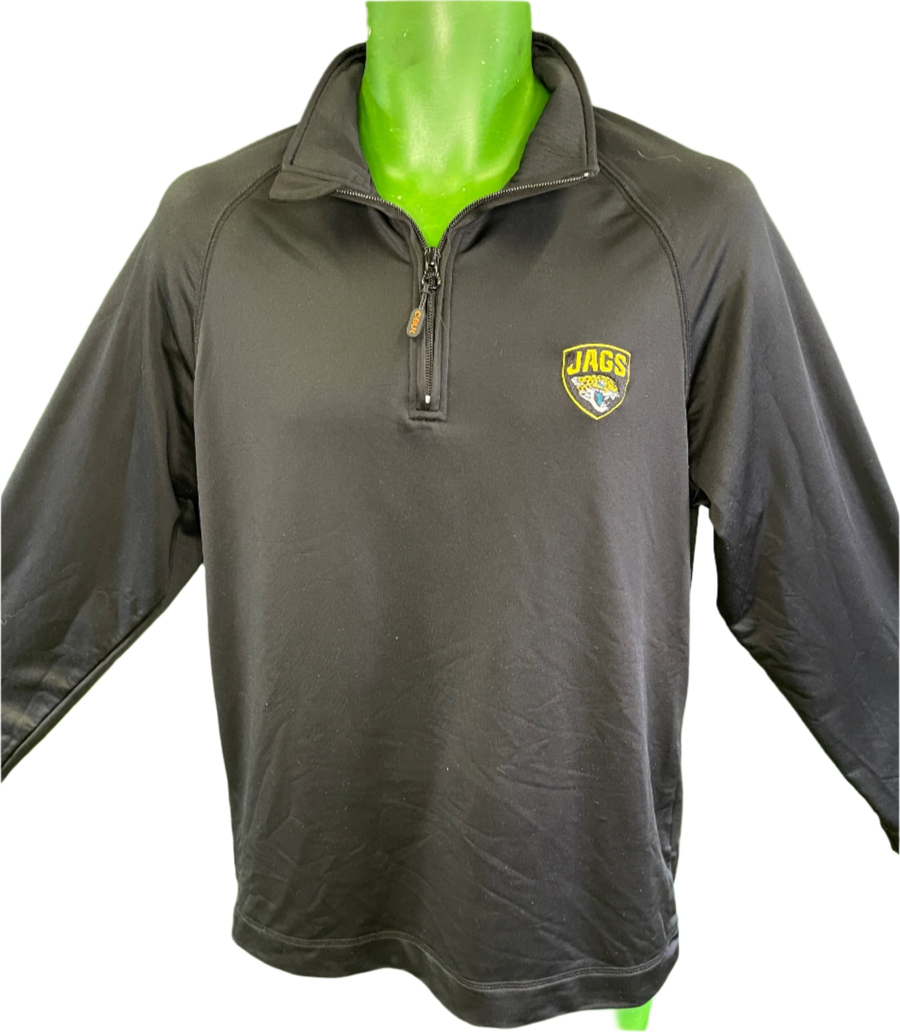 NFL Jacksonville Jaguars Pullover 1/4 Zip Top Business Casual Men's Small