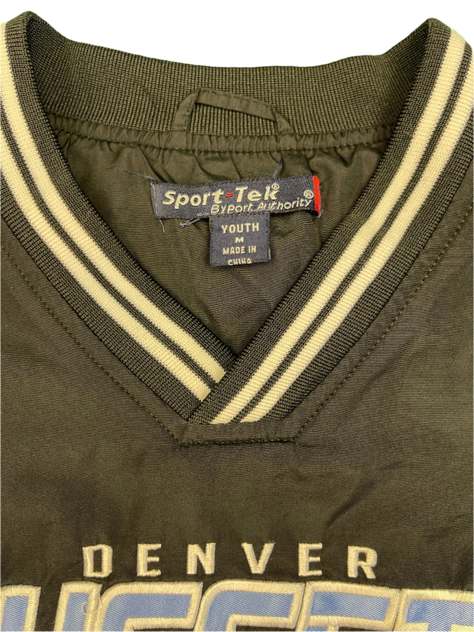 NBA Denver Nuggets Sideline Pullover Windbreaker Youth Medium 10-12