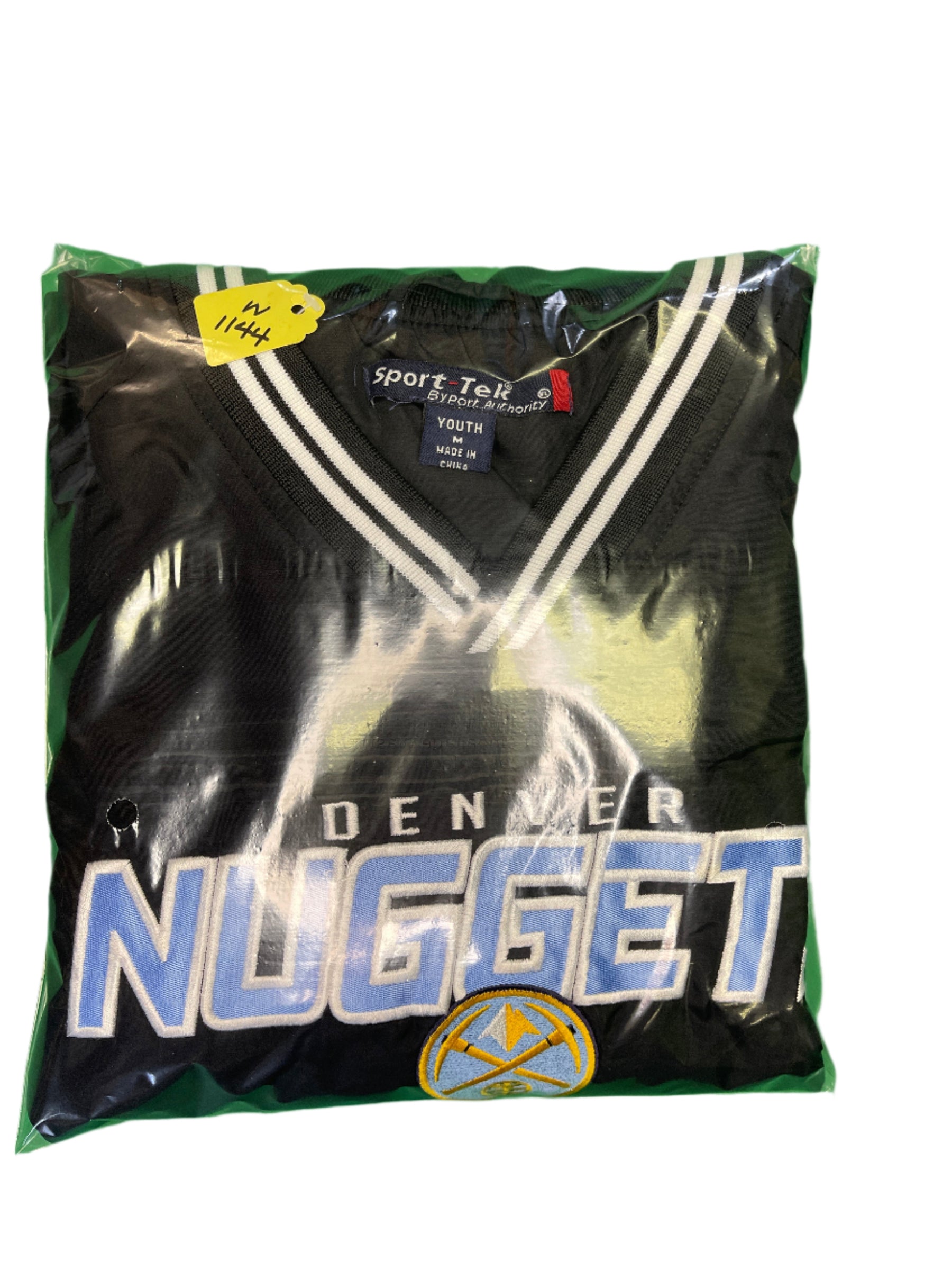 NBA Denver Nuggets Sideline Pullover Windbreaker Youth Medium 10-12