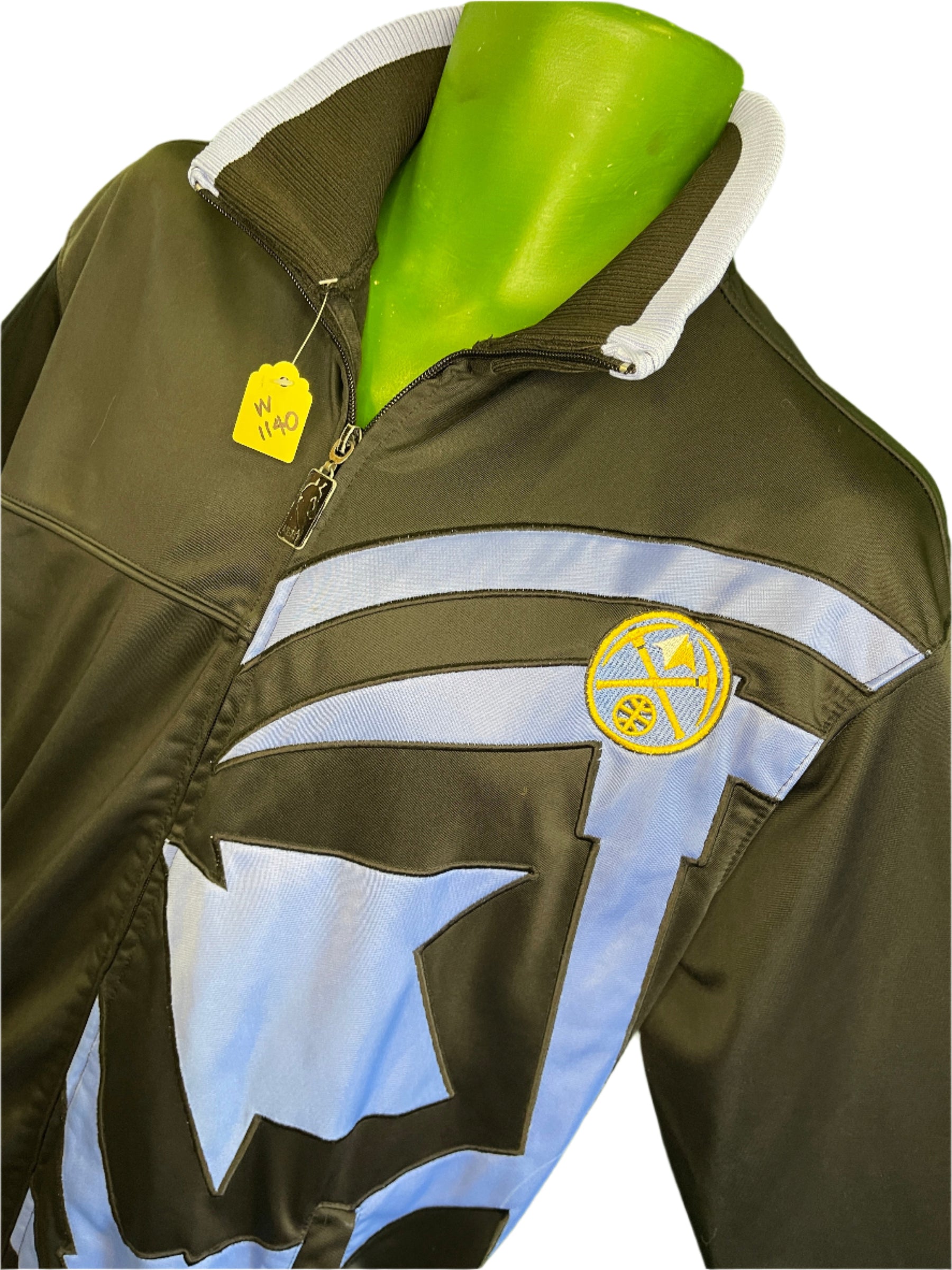 NBA Denver Nuggets Stitched Polyester Track Jacket Men's Large
