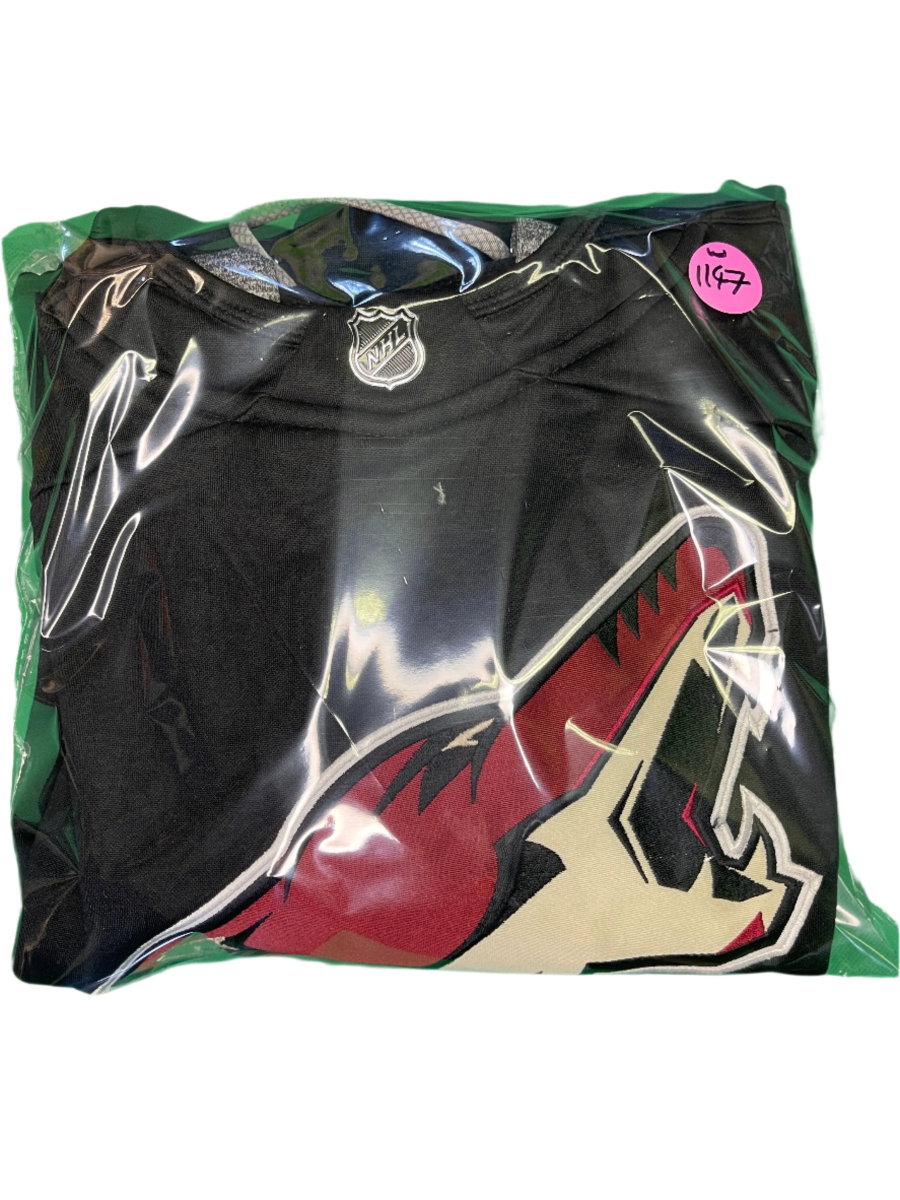 NHL Phoenix Coyotes Adidas Black Platinum Pullover Hoodie Women's Small