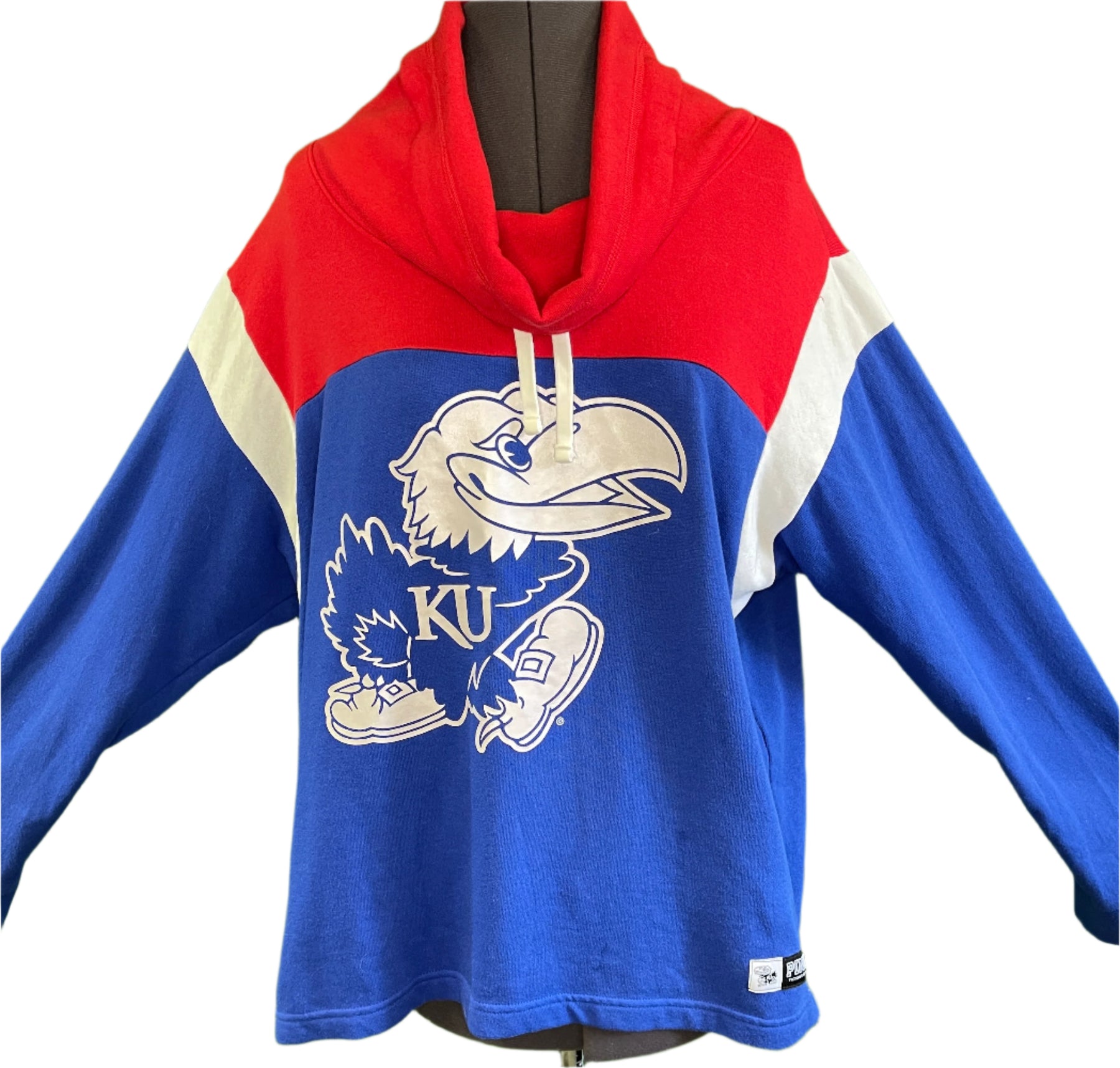 NCAA Kansas Jayhawks Victoria's Secret PINK Pullover Sweatshirt Women's Large