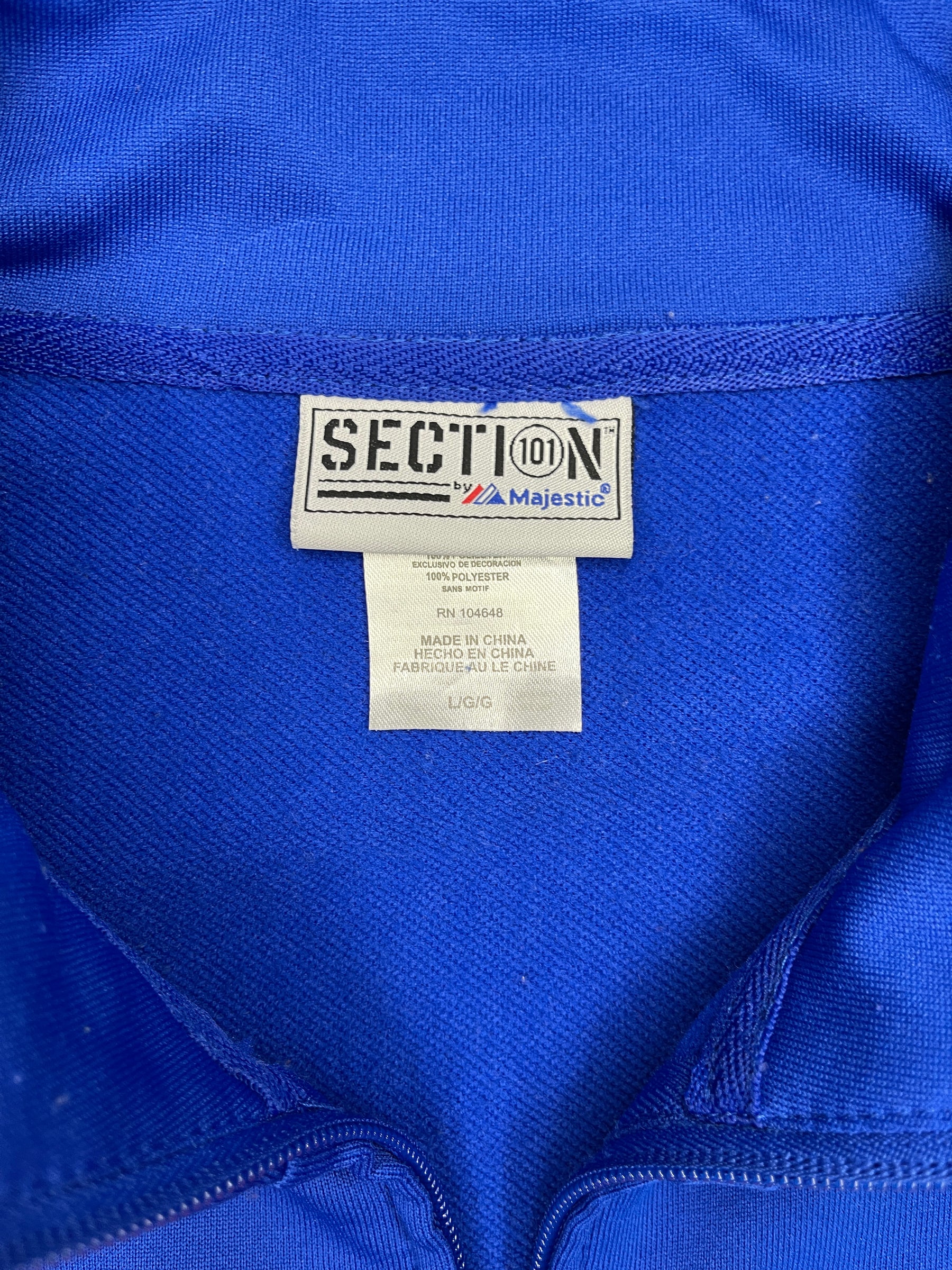 NCAA Boise State Broncos Majestic Full Zip Track Jacket Men's Large
