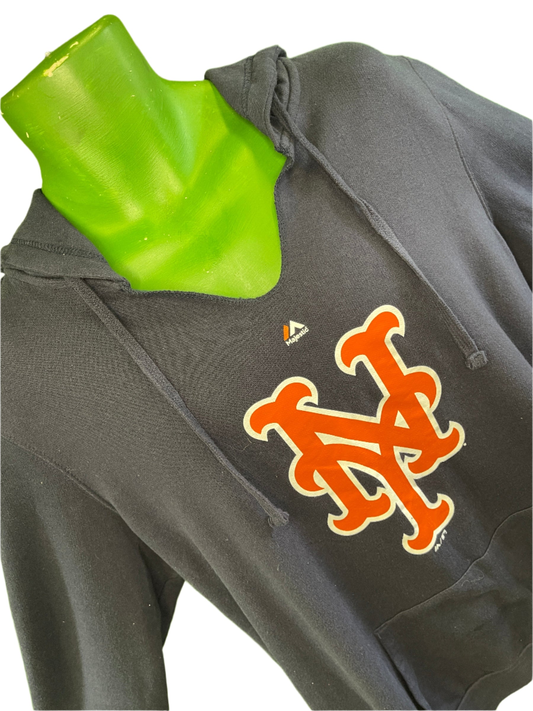 MLB New York Mets Majestic Plus Size Pullover Sweatshirt Women's 1X X-Large
