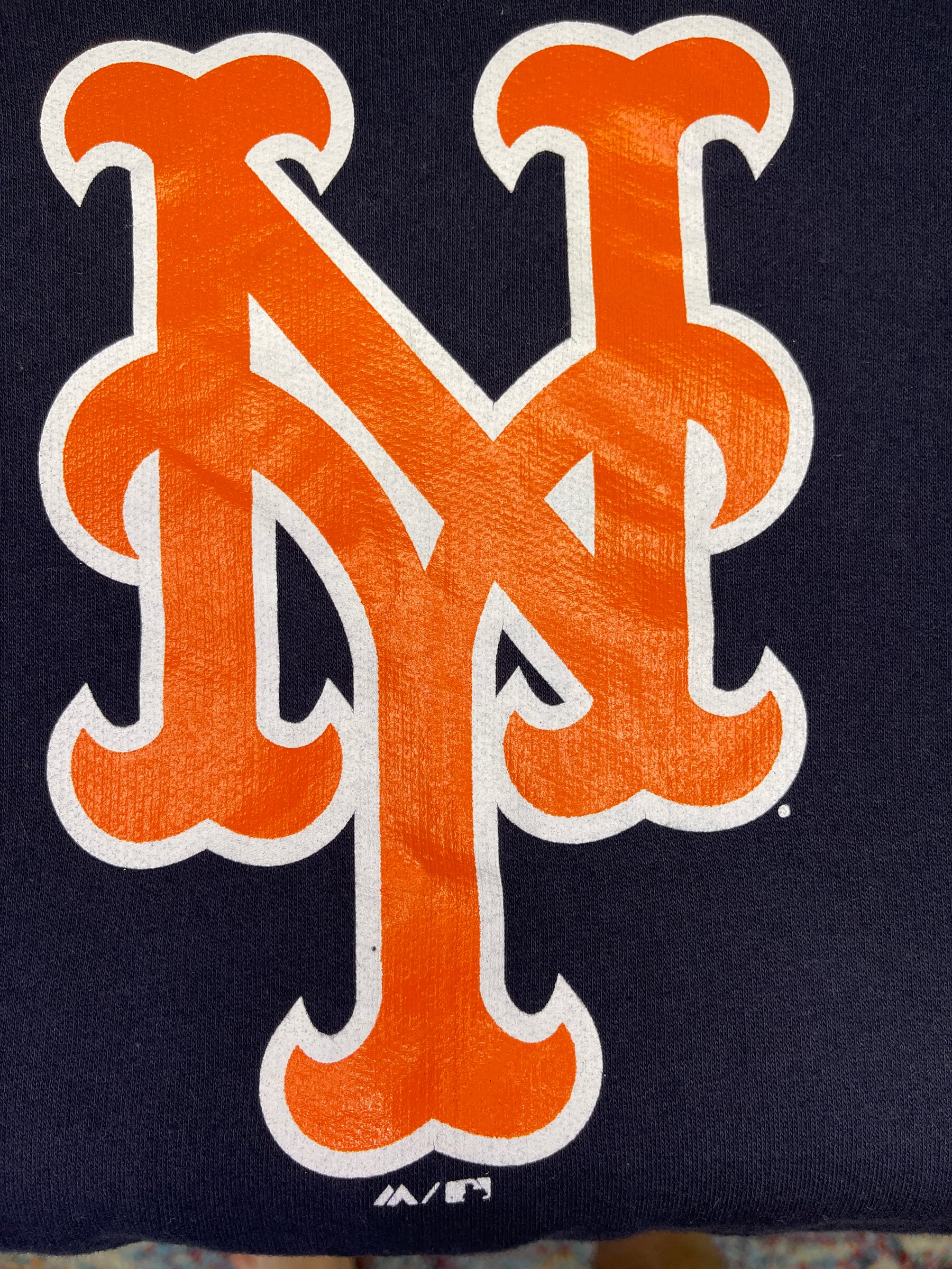MLB New York Mets Majestic Plus Size Pullover Sweatshirt Women's 1X X-Large
