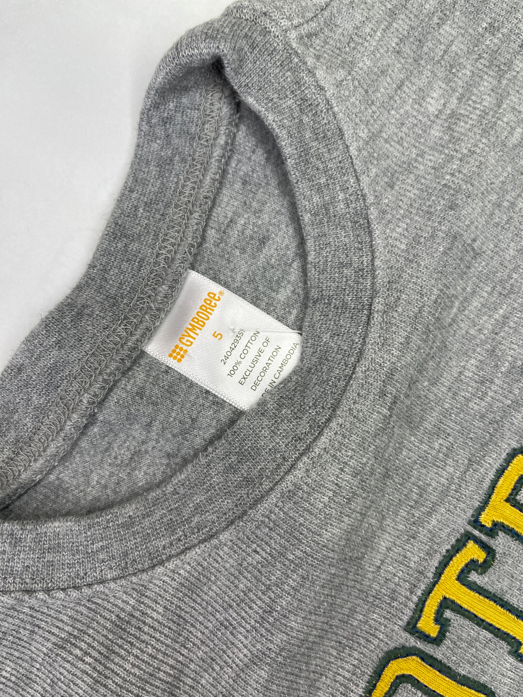 American Football Ribbed 100% Cotton Pullover Sweatshirt Youth X-Small 5