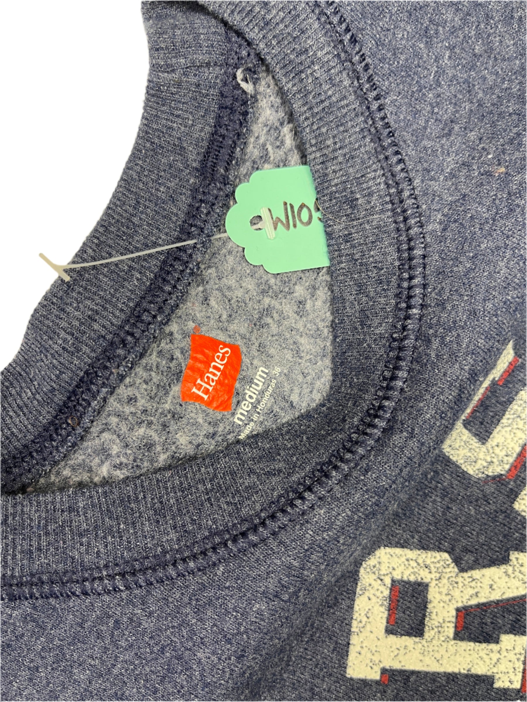 American Football "Varsity" Heathered Blue Pullover Sweatshirt Youth Small 8