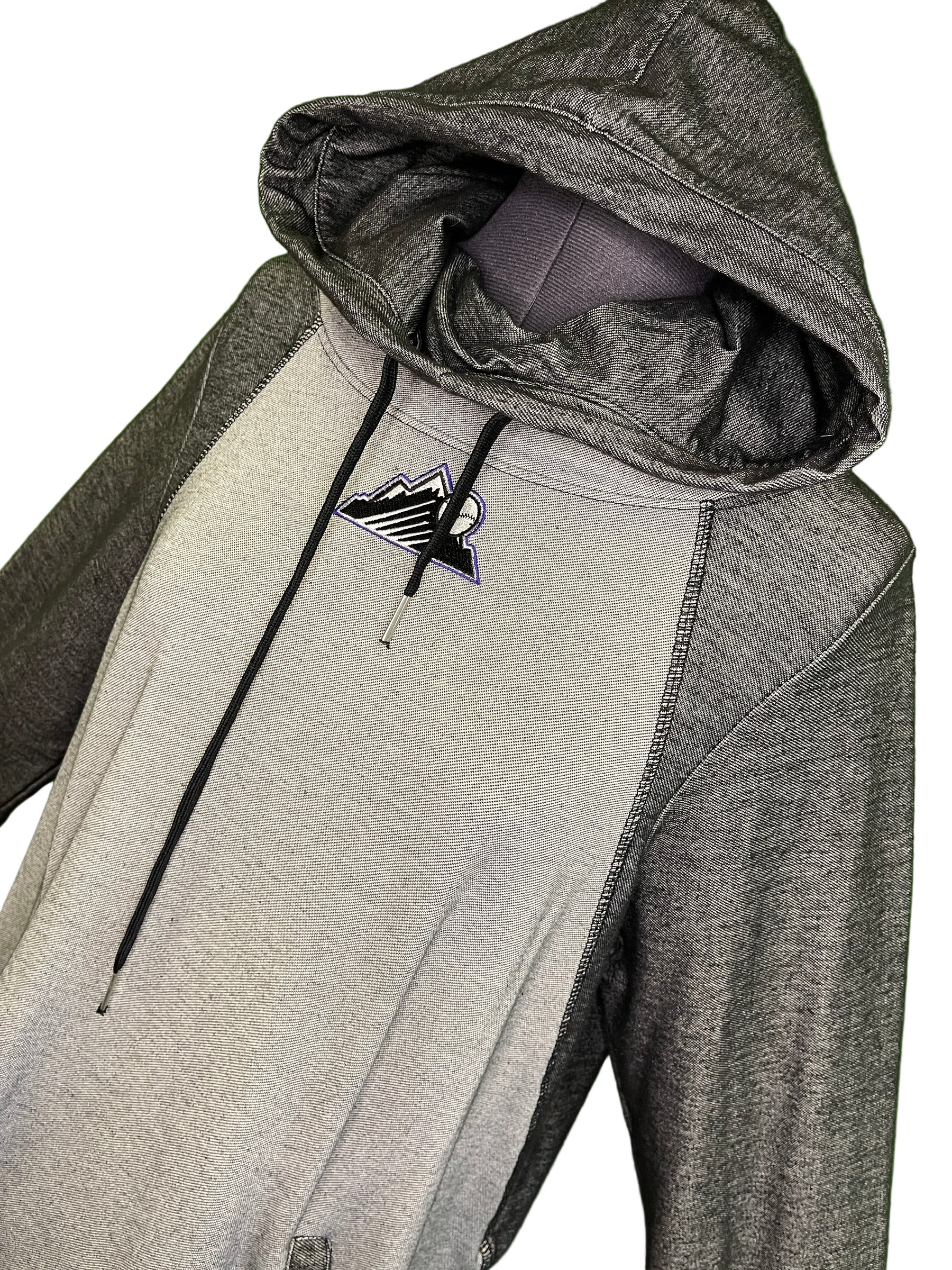 MLB Colorado Rockies Antigua Funnel Neck Hoodie Pullover Sweatshirt Men's Large