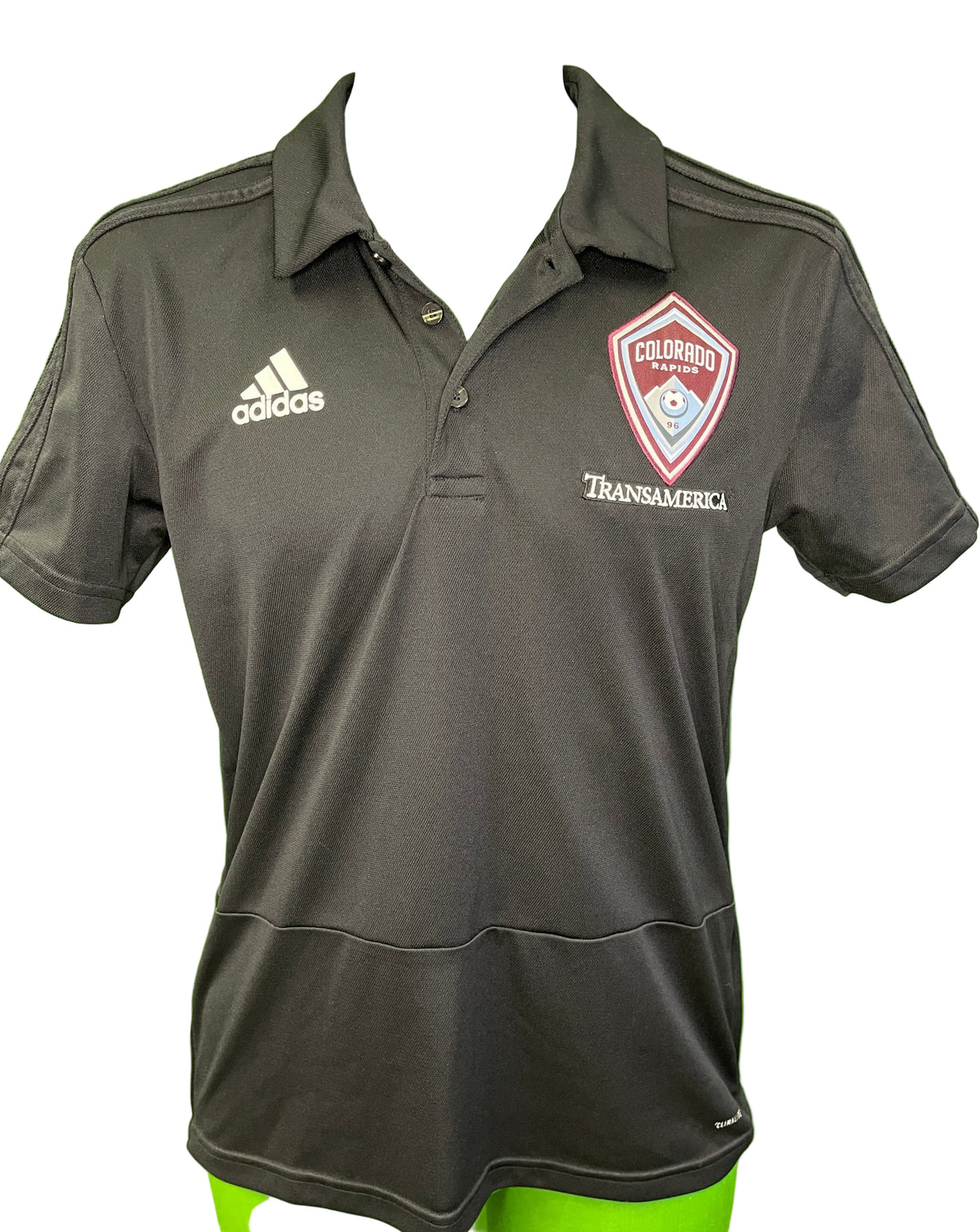 MLS Colorado Rapids Adidas Climalite Polo Golf Shirt Women's Small