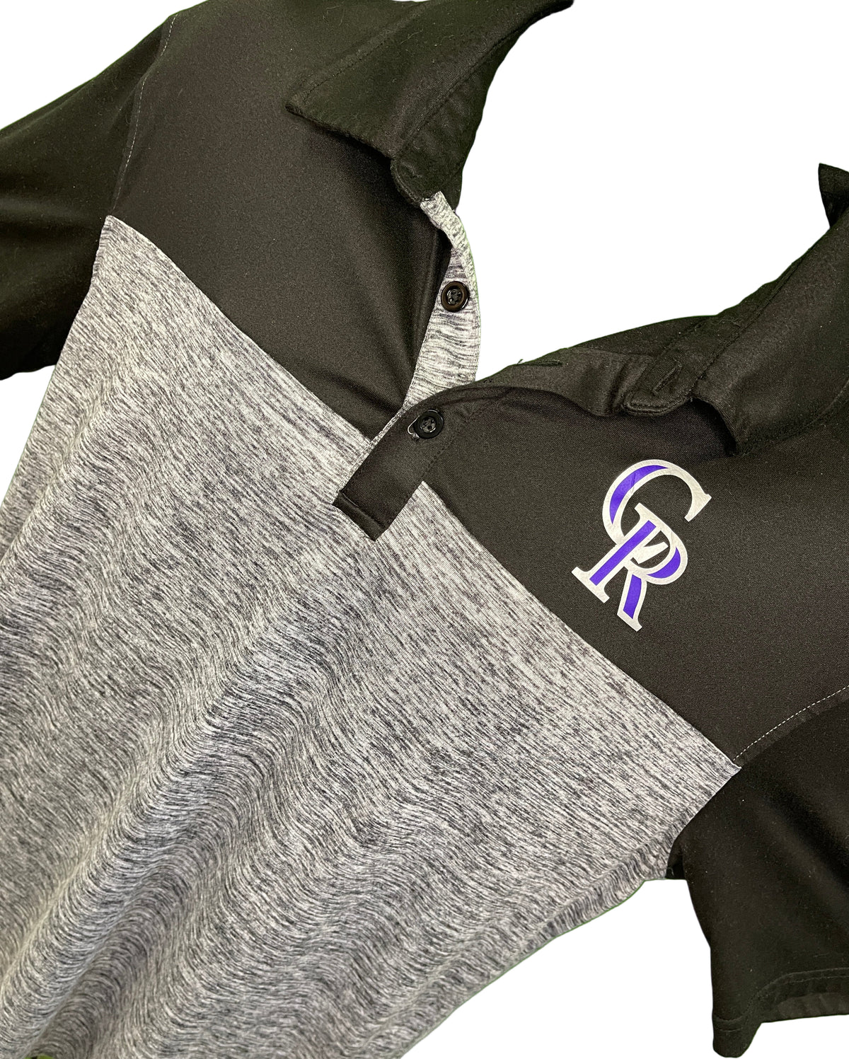 MLB Colorado Rockies Fanatics Colour Blocked Polo Golf Shirt Men's Large