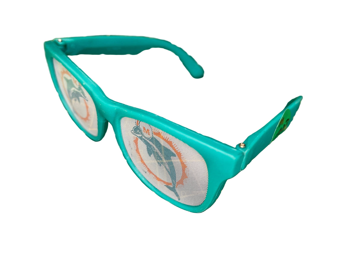 NFL Miami Dolphins Game Day Plastic Sunglasses Shades Preowned