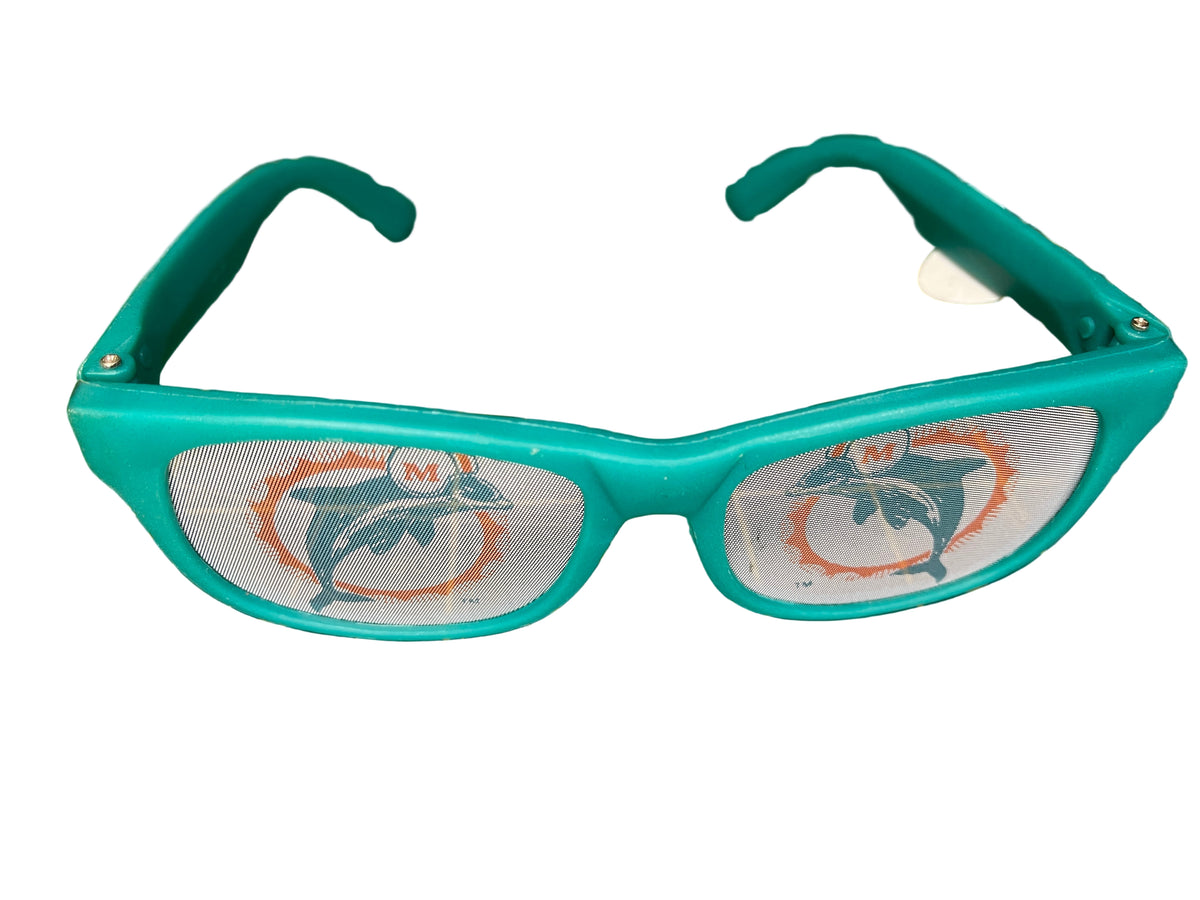 NFL Miami Dolphins Game Day Plastic Sunglasses Shades Preowned