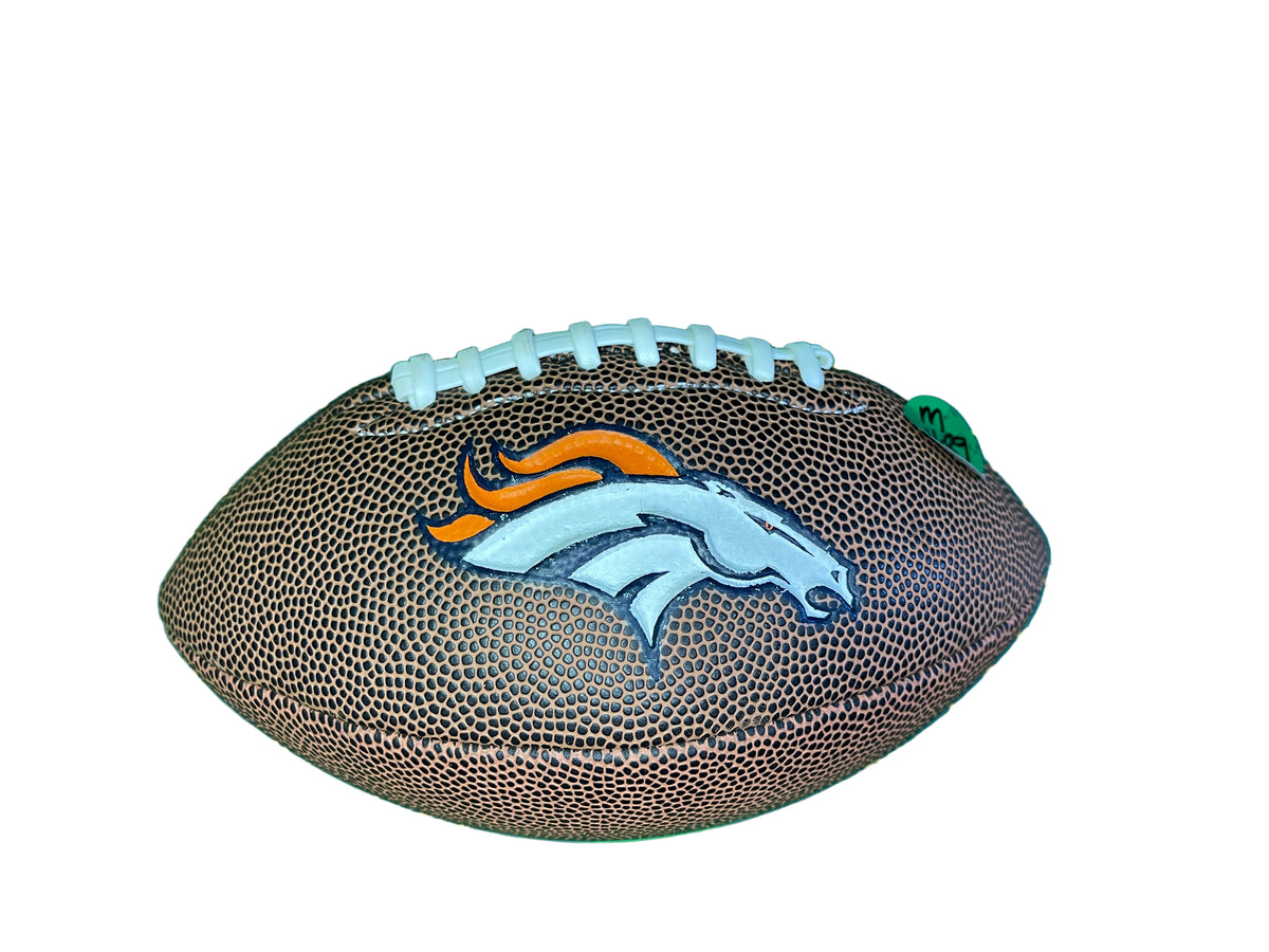 NFL Denver Broncos Mini Football Junior Sized Fan Cave