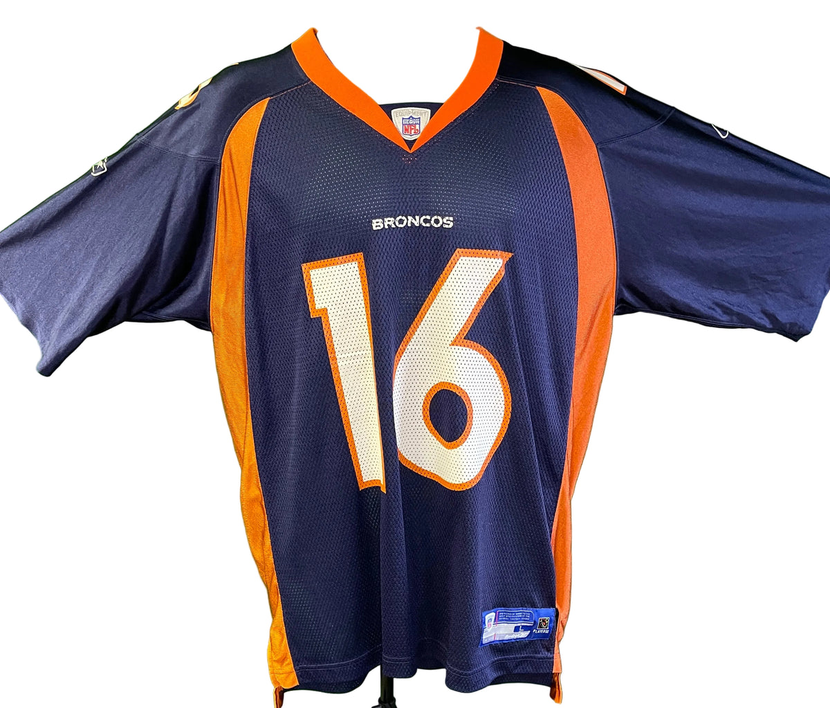 NFL Denver Broncos Jake Plummer #16 Reebok SIGNED Jersey Men's Large