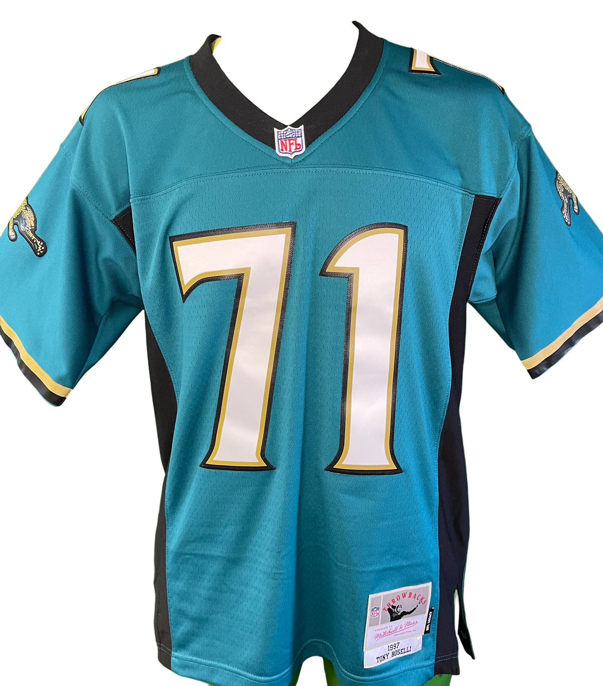 NFL Jacksonville Jaguars Tony Boselli #71 Mitchell & Ness Jersey Men's Small NWT