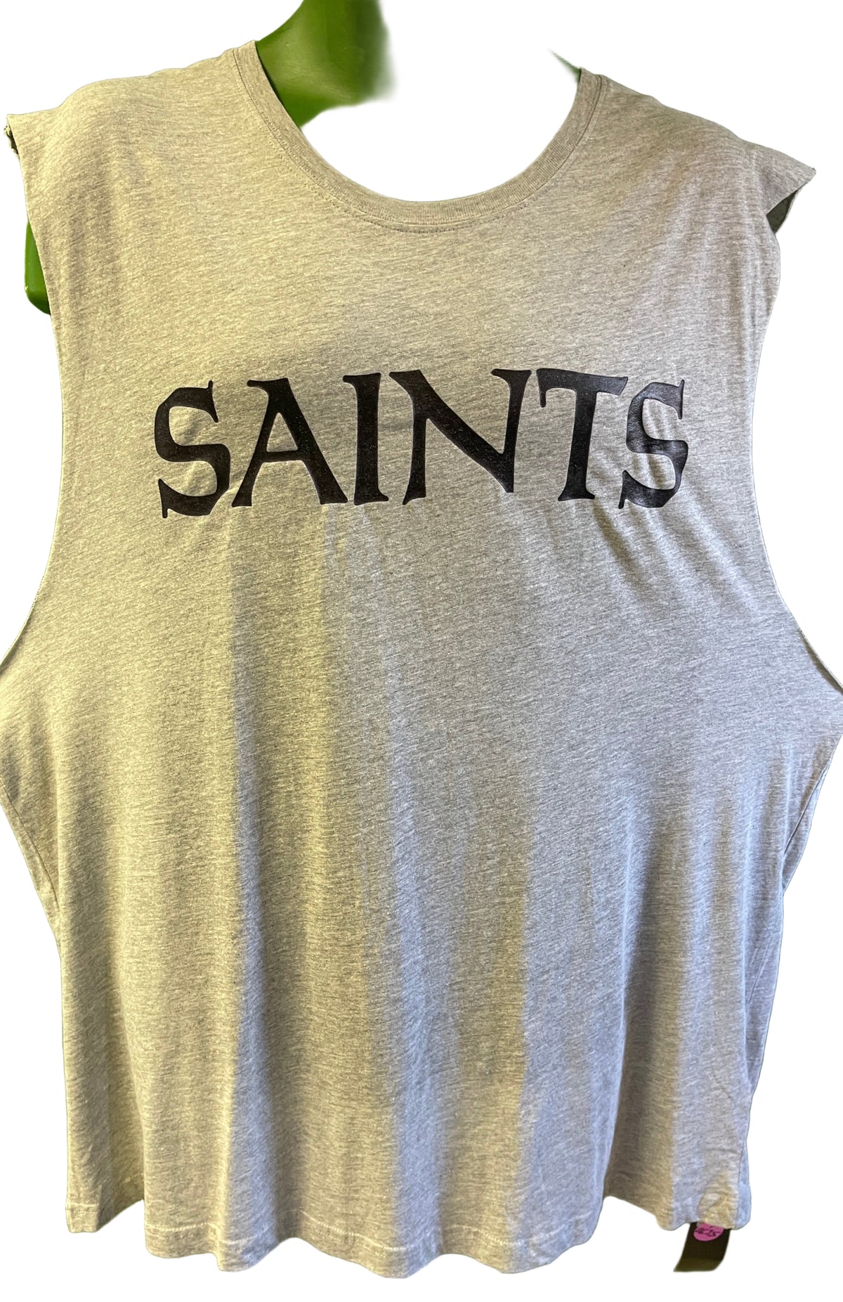 NFL New Orleans Saints Heathered Grey Tank Top/Vest Workout Men's 2X-Large NWT