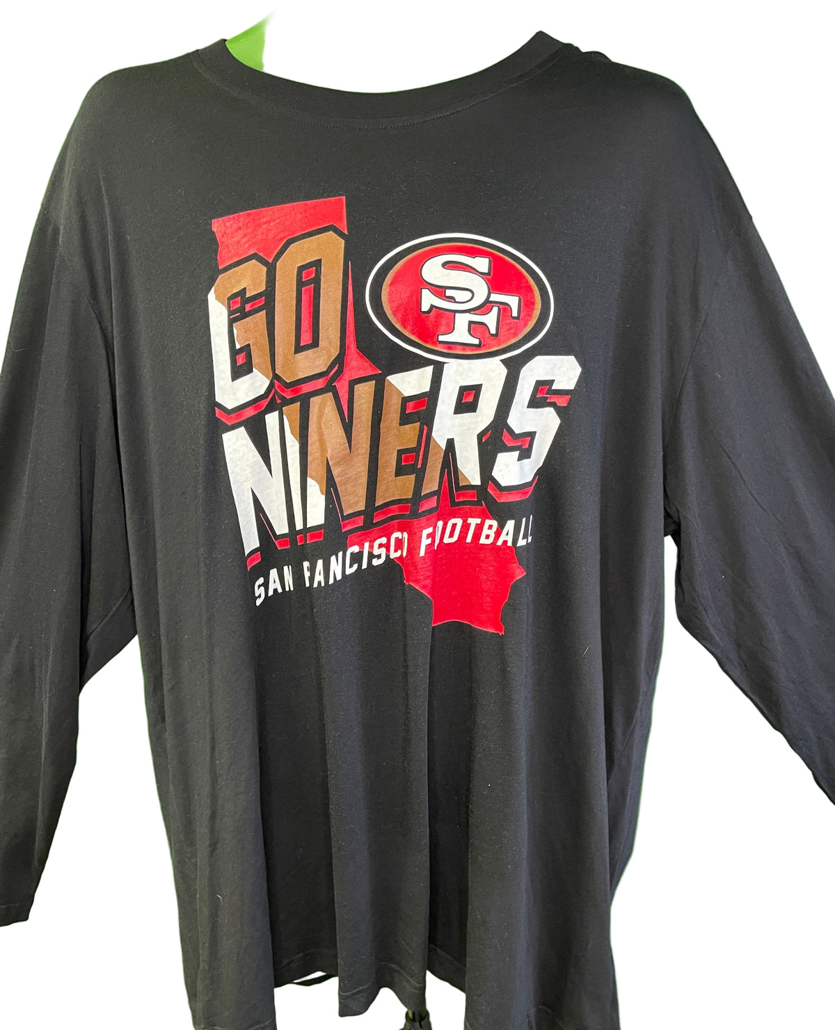 NFL San Francisco 49ers Go Niners State Pride L/S T-Shirt Men's 3X-Large NWT