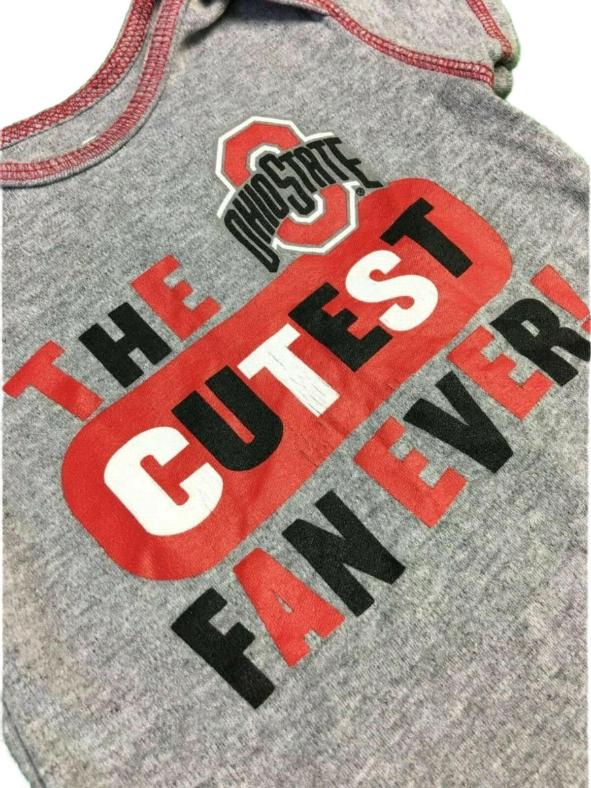 NCAA Ohio State Buckeyes Bodysuit/Vest 12 Months