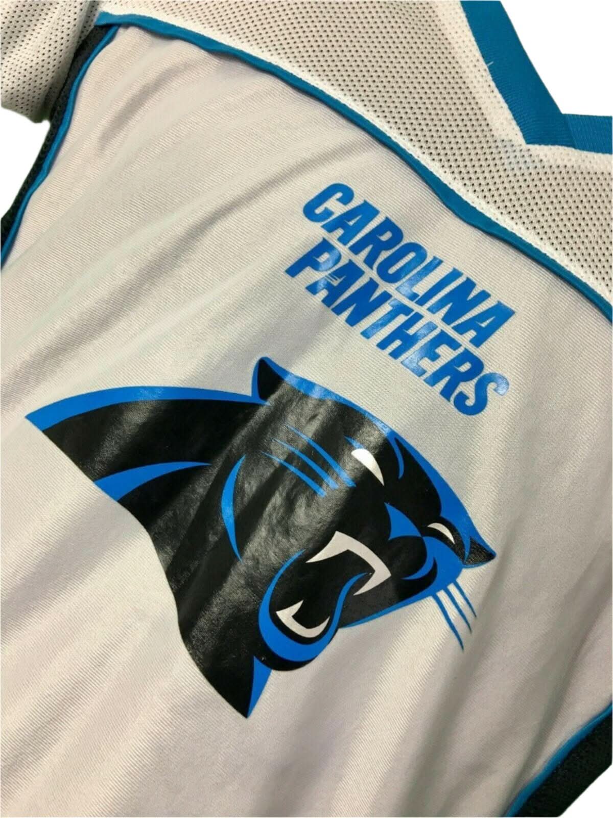 NFL Carolina Panthers Authentic Kids' Flag Football Shirt Youth Large 14-16