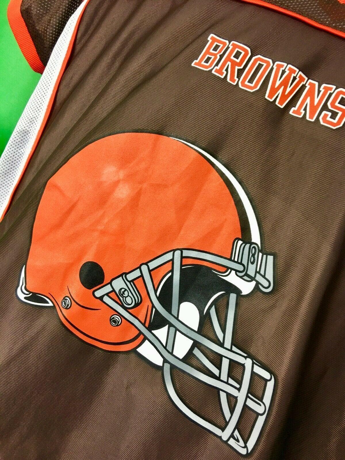 NFL Cleveland Browns Authentic Kids' Flag Football Shirt Youth Large 14-16