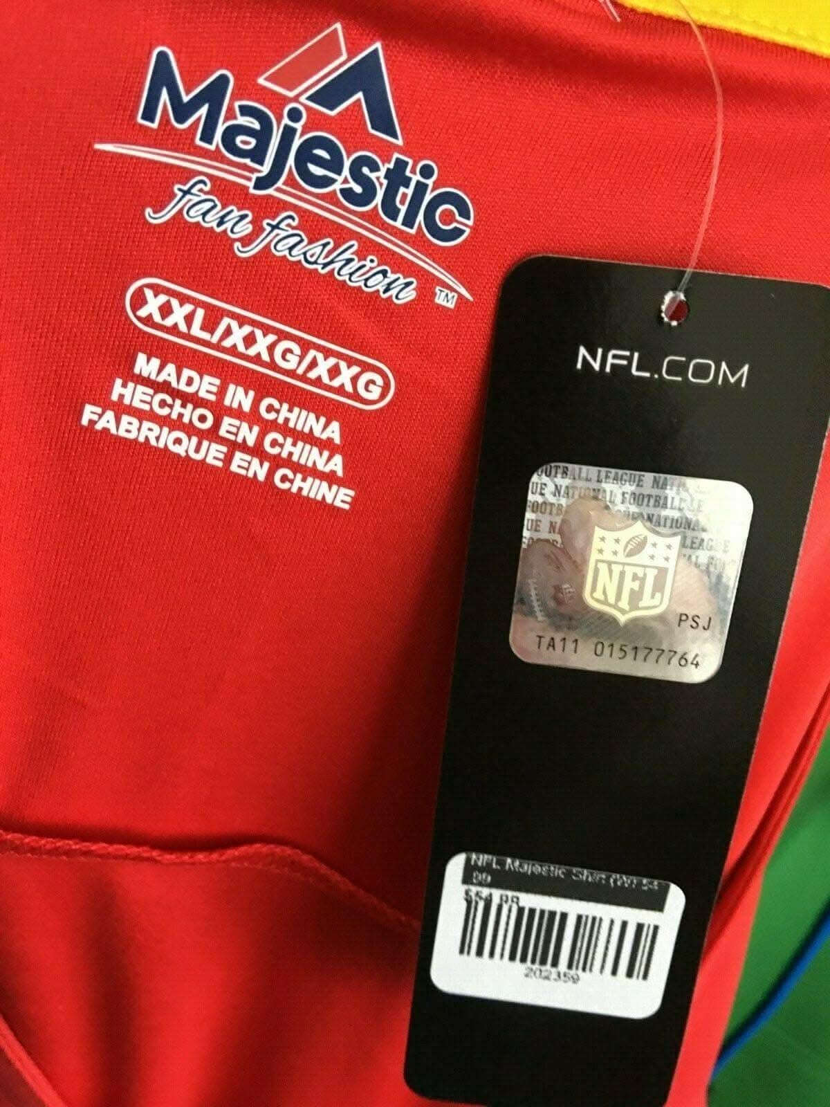 NFL Kansas City Chiefs Majestic Top Women's 2X-Large NWT