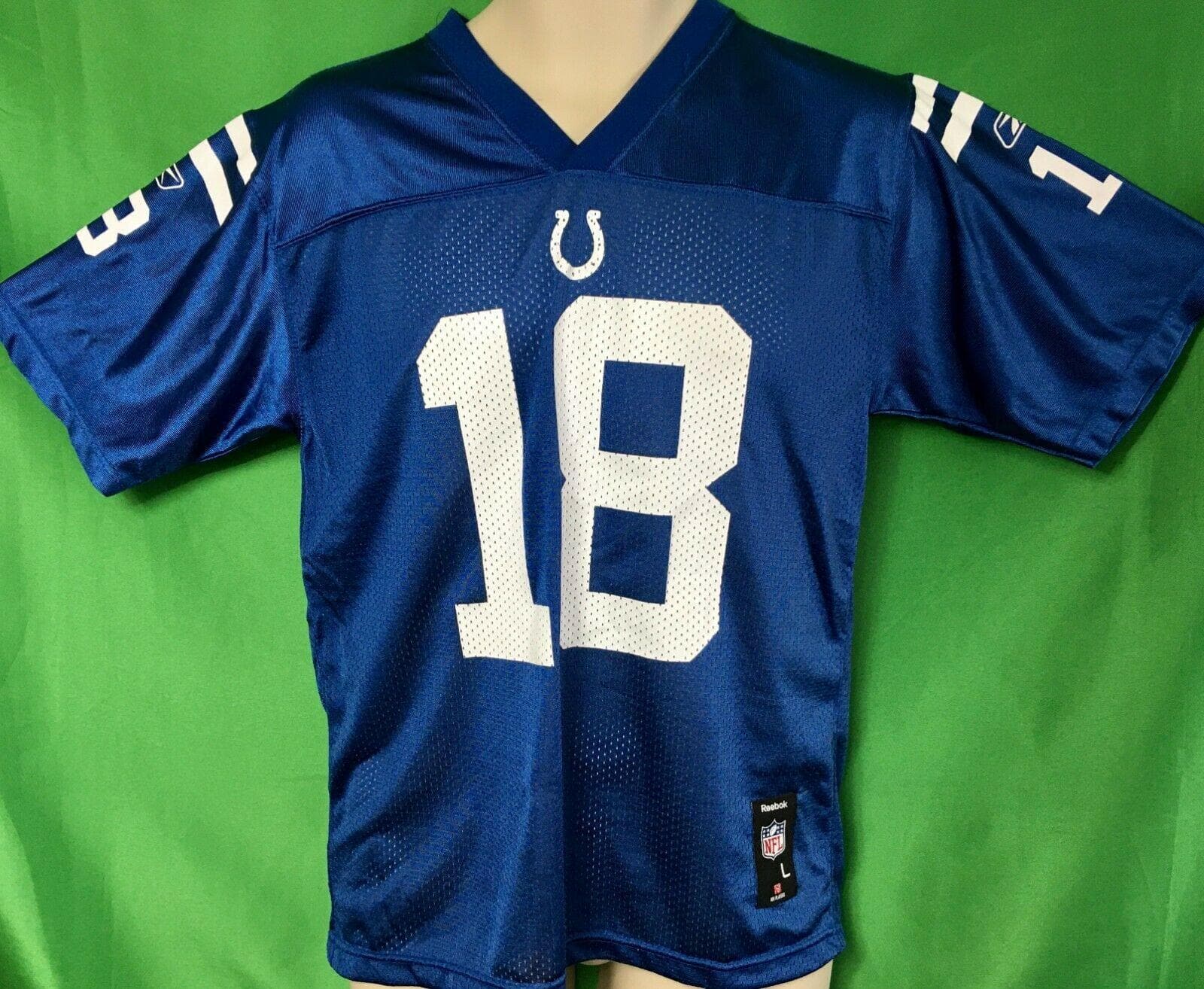 Peyton Manning #18 NFL Indianapolis Colts Reebok Men's MEDIUM Jersey