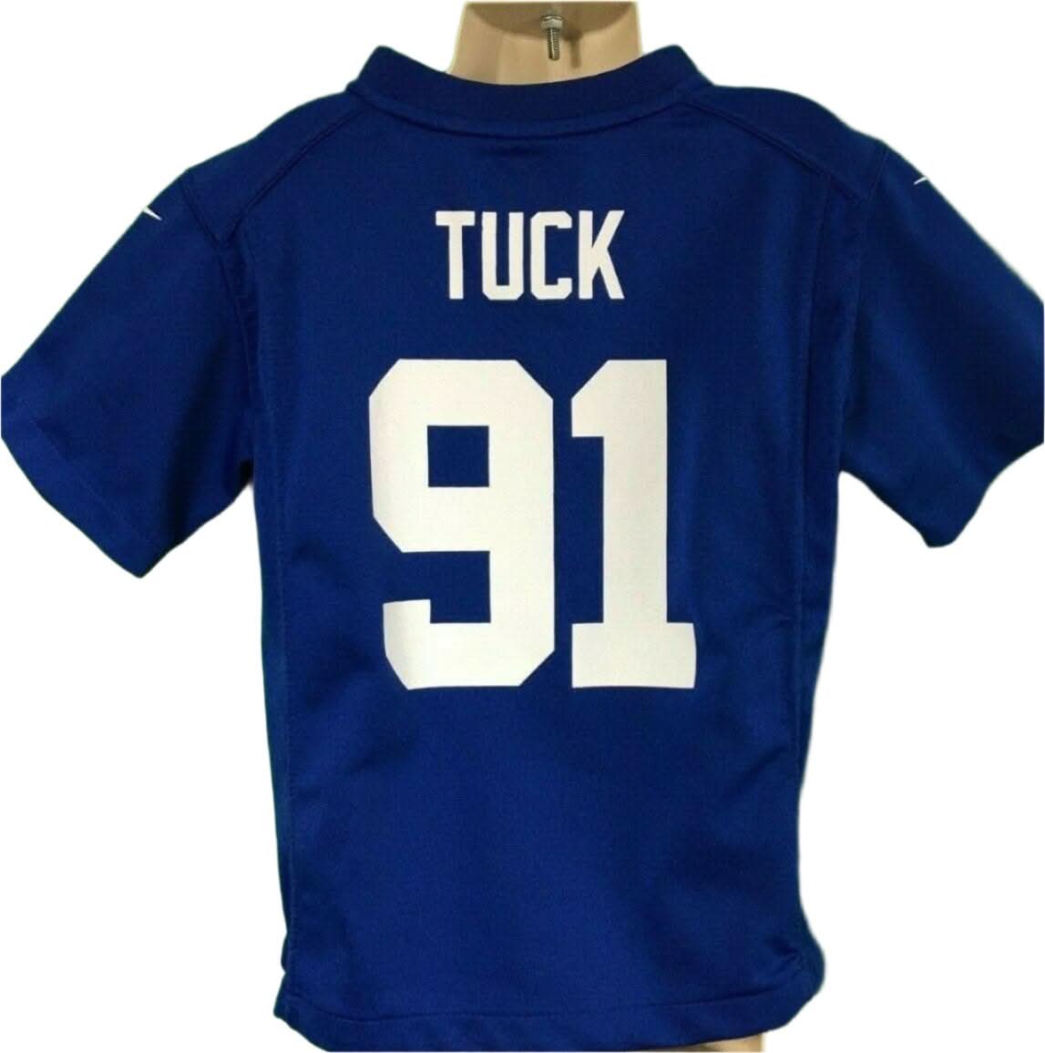NFL New York Giants Justin Tuck #91 Game Jersey Kids Large 7