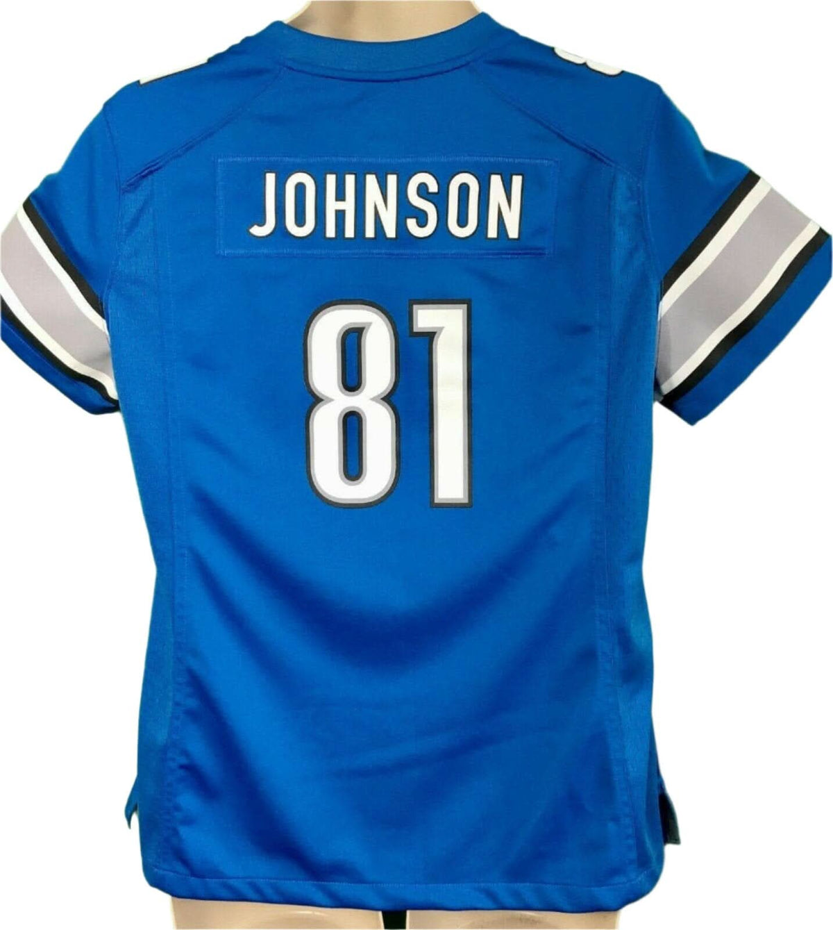 NFL Detroit Lions Johnson #81 Game Jersey Women's Large