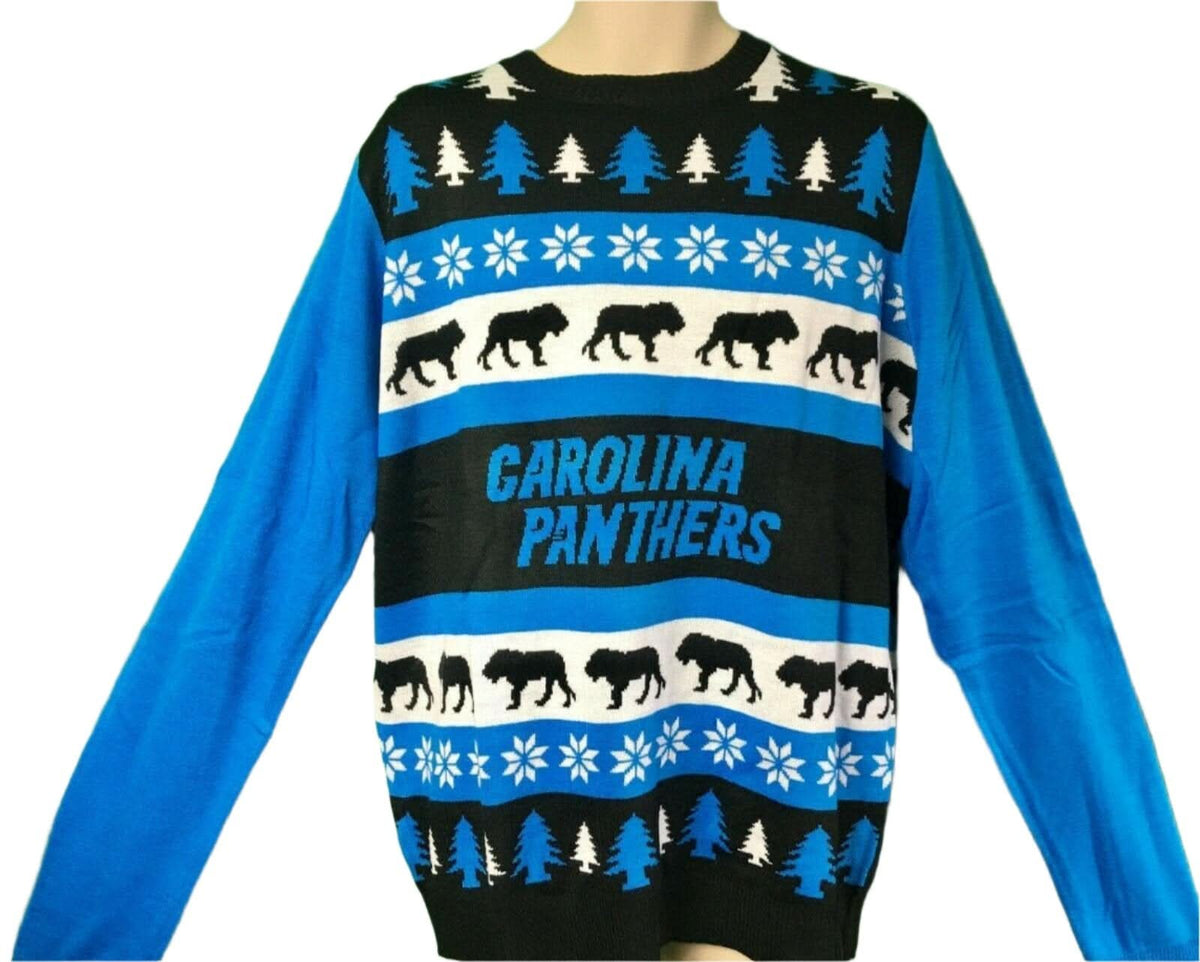 NFL Carolina Panthers "Ugly" Christmas/Winter Jumper Men's X-Large NWT