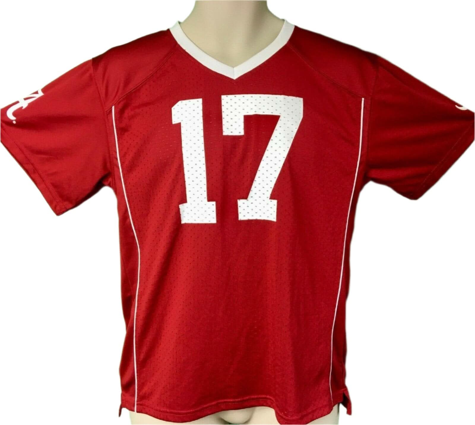 NCAA Alabama Crimson Tide #17 Jersey Youth Large 12-14