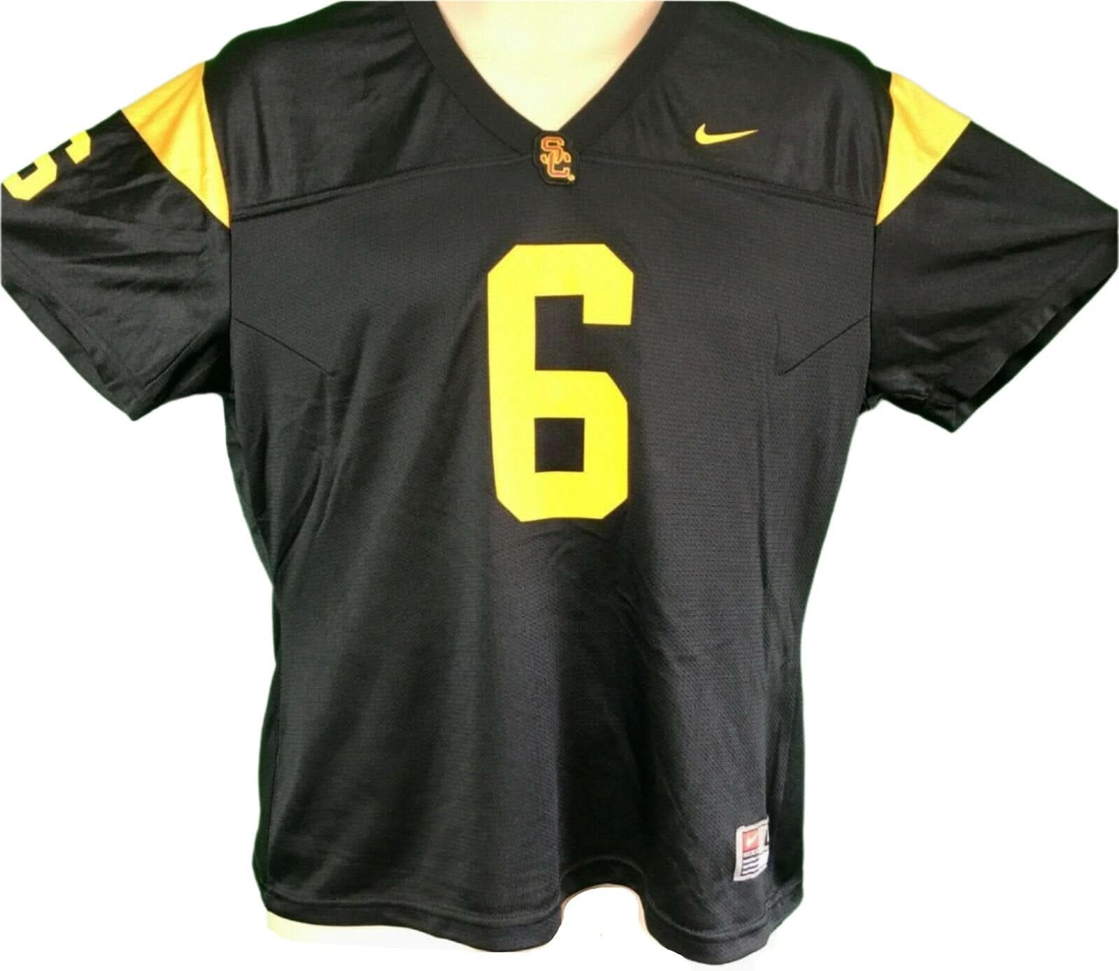 NCAA USC Trojans Black #6 Jersey Youth Large 12-14