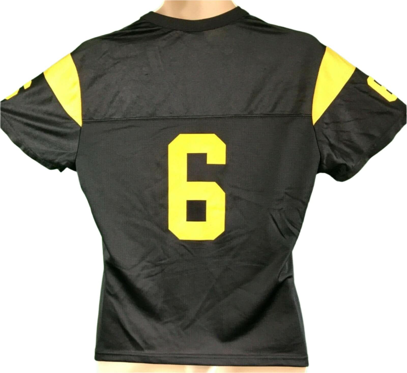 NCAA USC Trojans Black #6 Jersey Youth Large 12-14