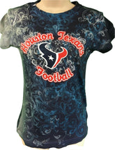 NFL Houston Texans Blue Floral T-Shirt Girls' X-Large 14-16
