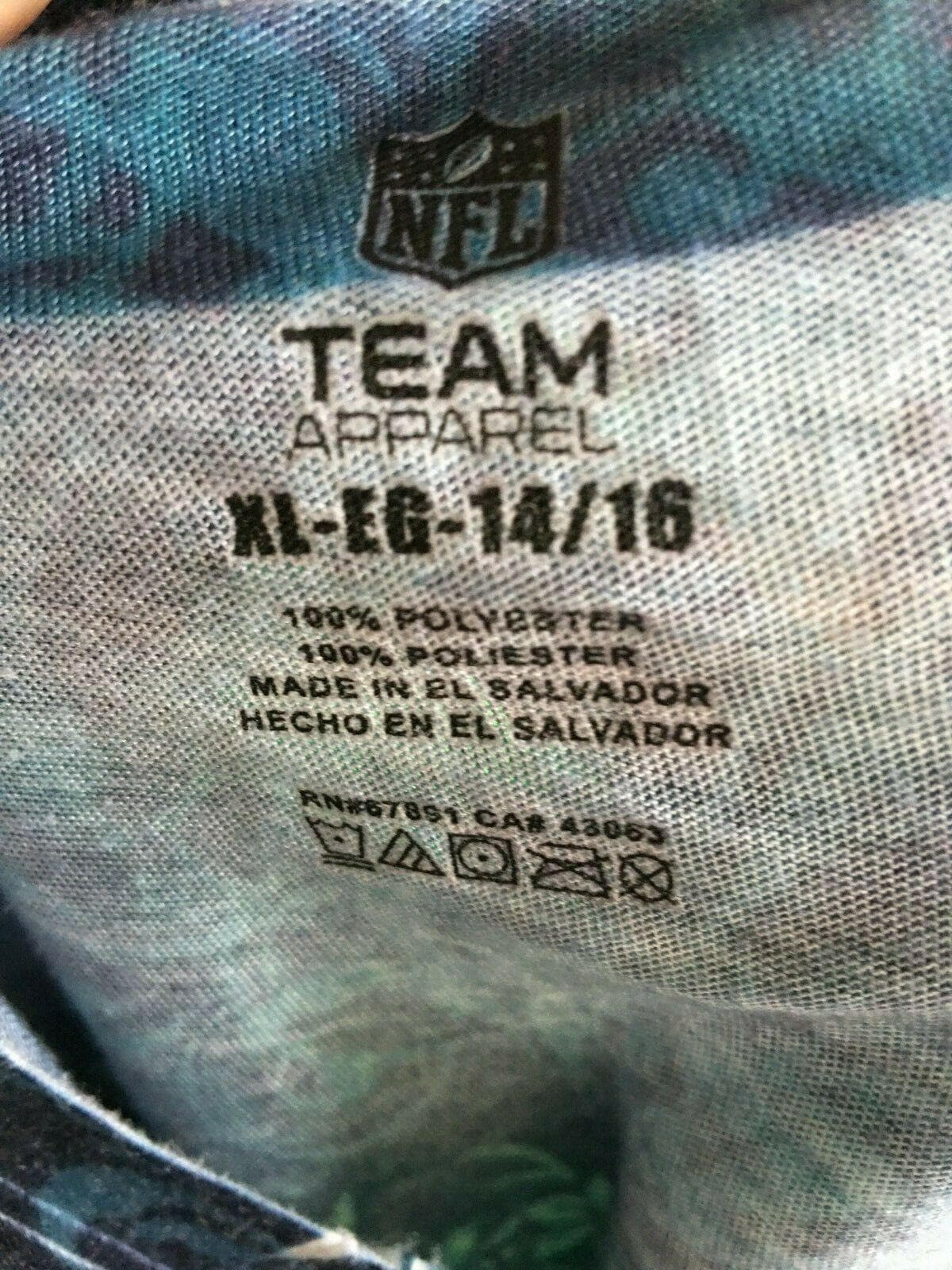 NFL Houston Texans Blue Floral T-Shirt Girls' X-Large 14-16