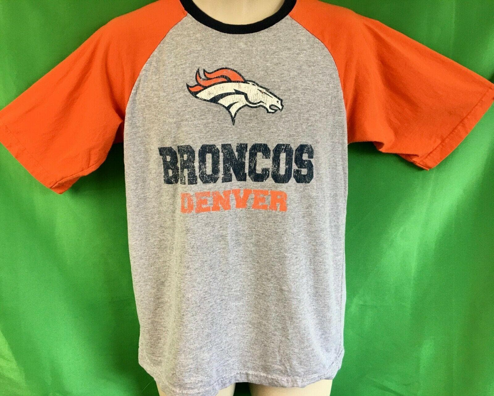 NFL Denver Broncos Weathered T-Shirt Youth X-Large 18-20