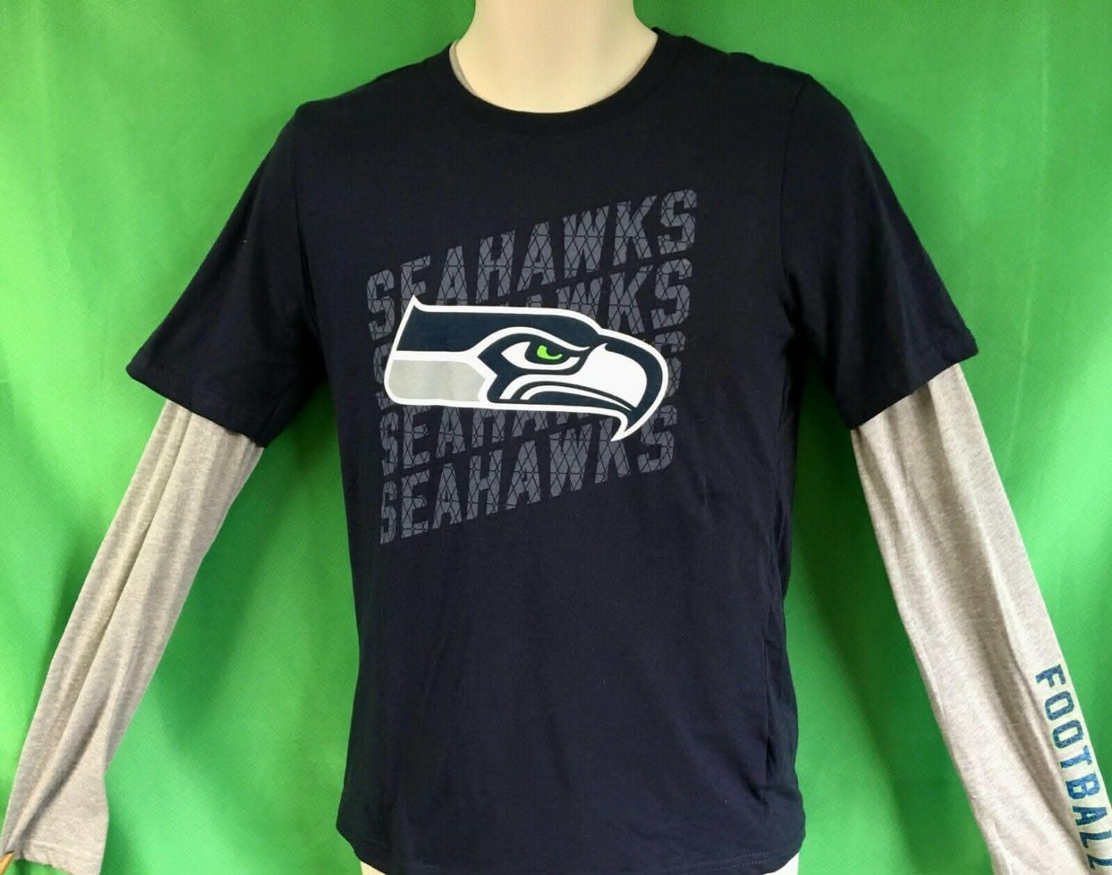 NFL Seattle Seahawks Set of 2 T-Shirts Youth Large 12-14 NWT