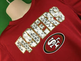 NFL San Francisco 49ers Red T-Shirt Youth Small 8 NWT