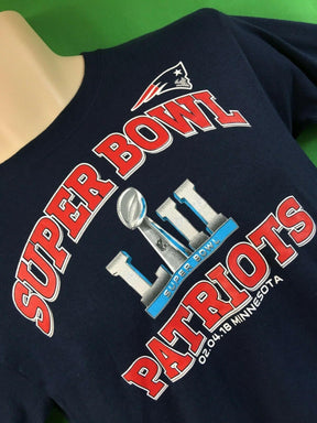 NFL New England Patriots Super Bowl LII L/S T-Shirt Youth Medium NWT