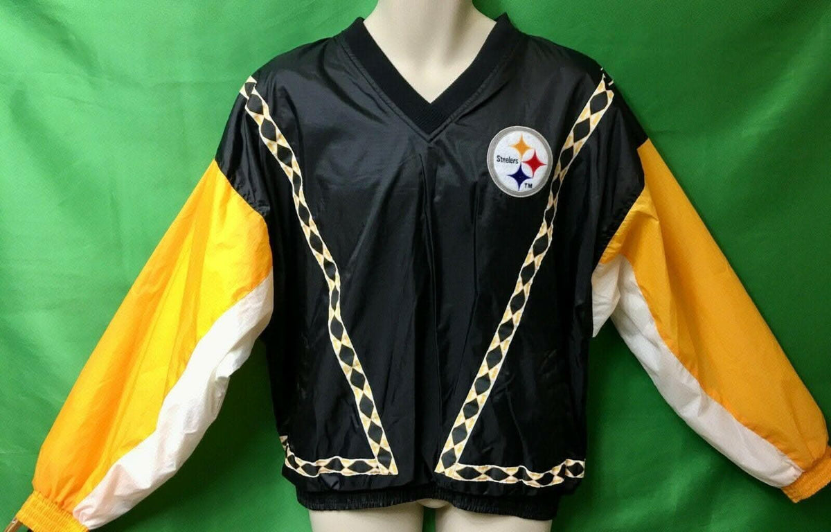 NFL Pittsburgh Steelers USG Vintage Windproof Pullover Men's Large