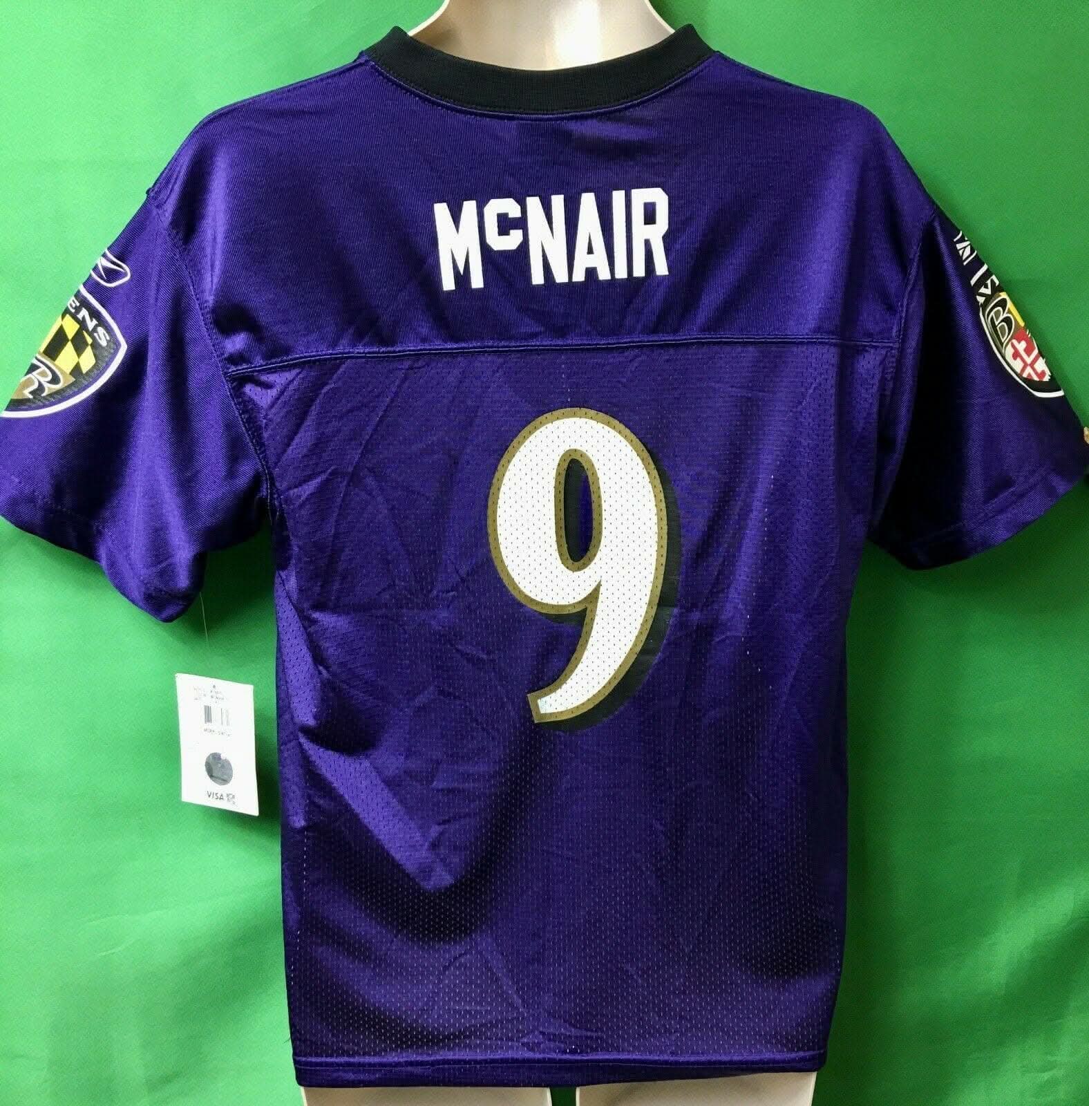 NFL Baltimore Ravens Steve McNair #9 Jersey Youth X-Large 18-20 NWT